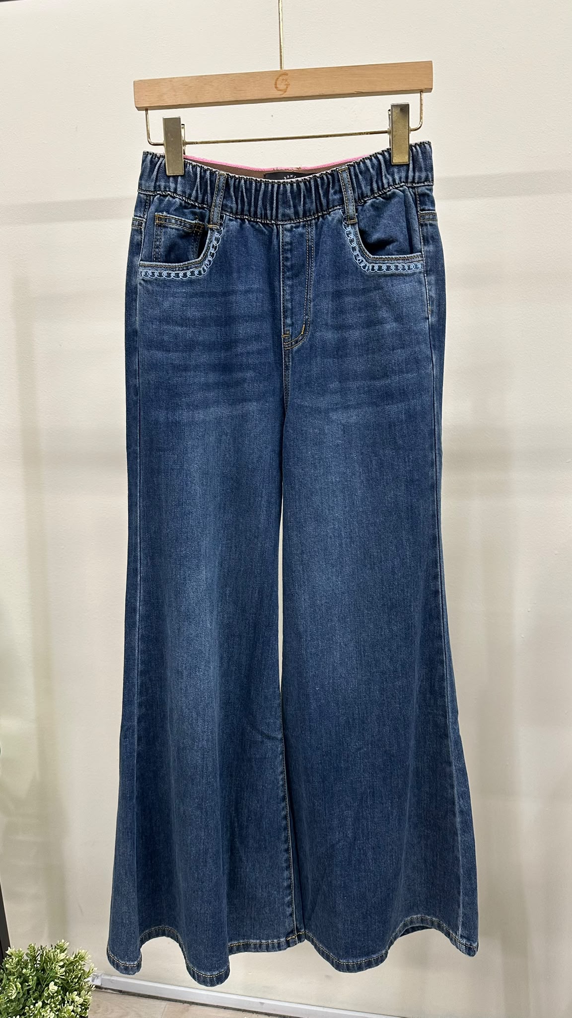 (D2461)Denim Pants