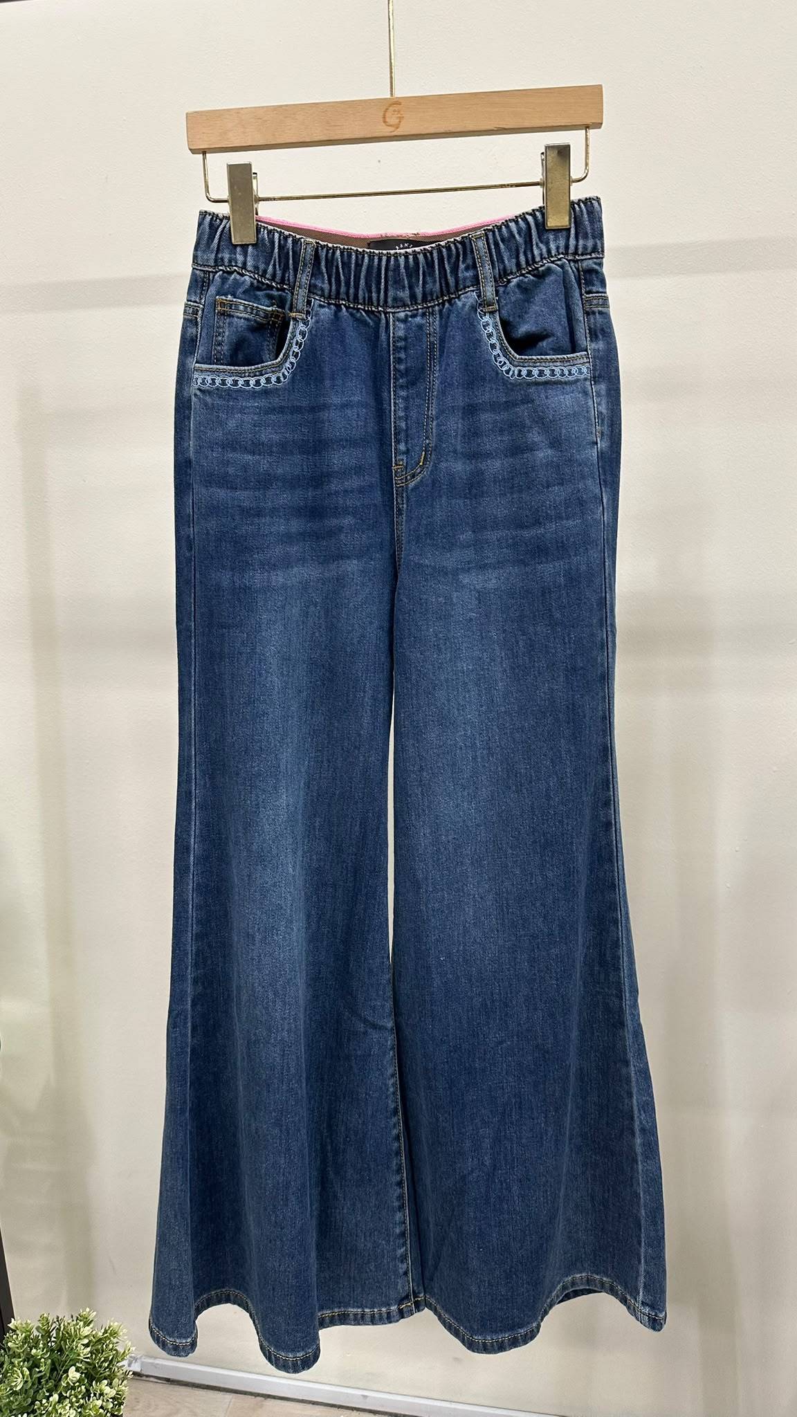(D2461)Denim Pants