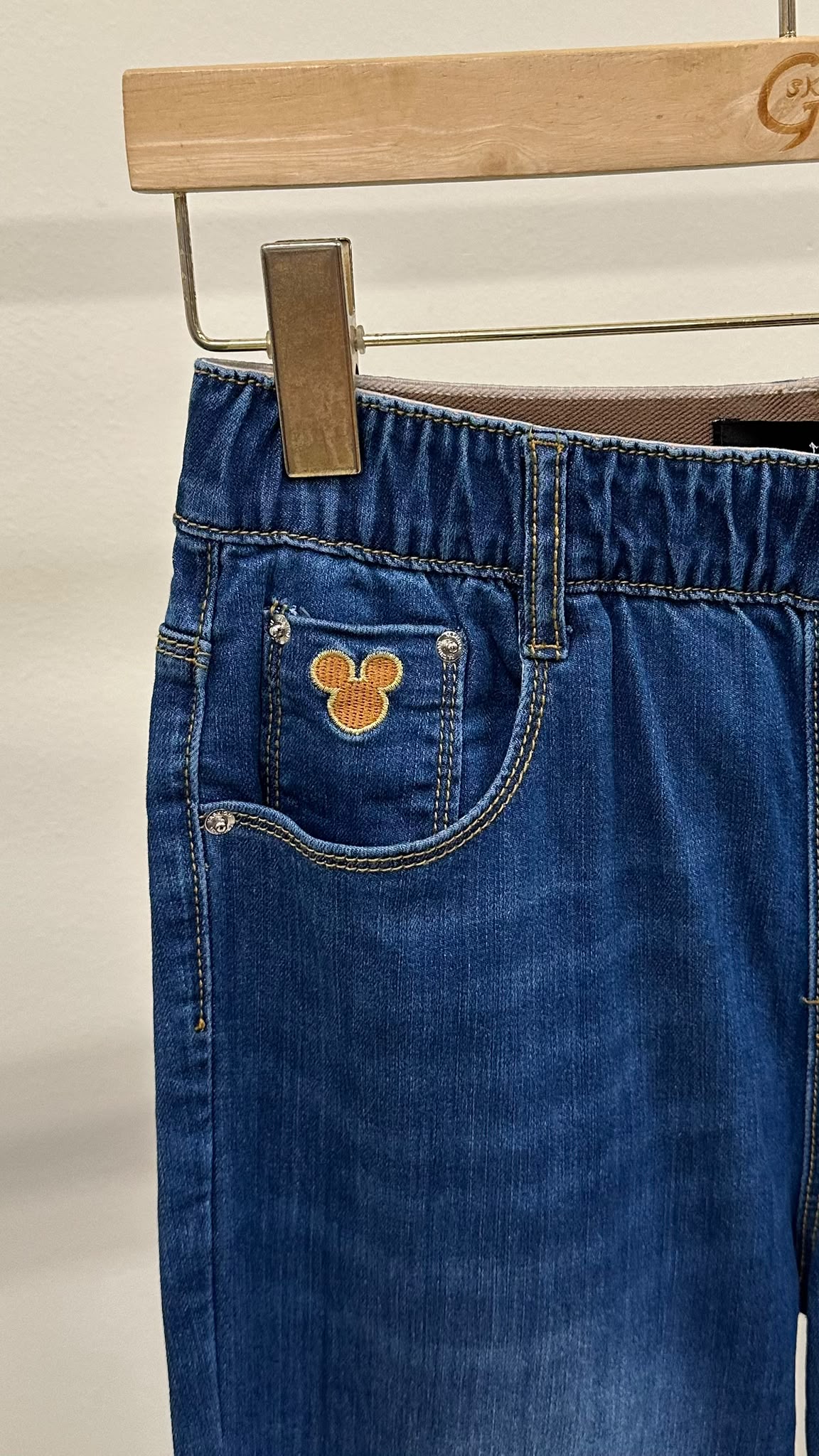 (D2473)Denim Pants