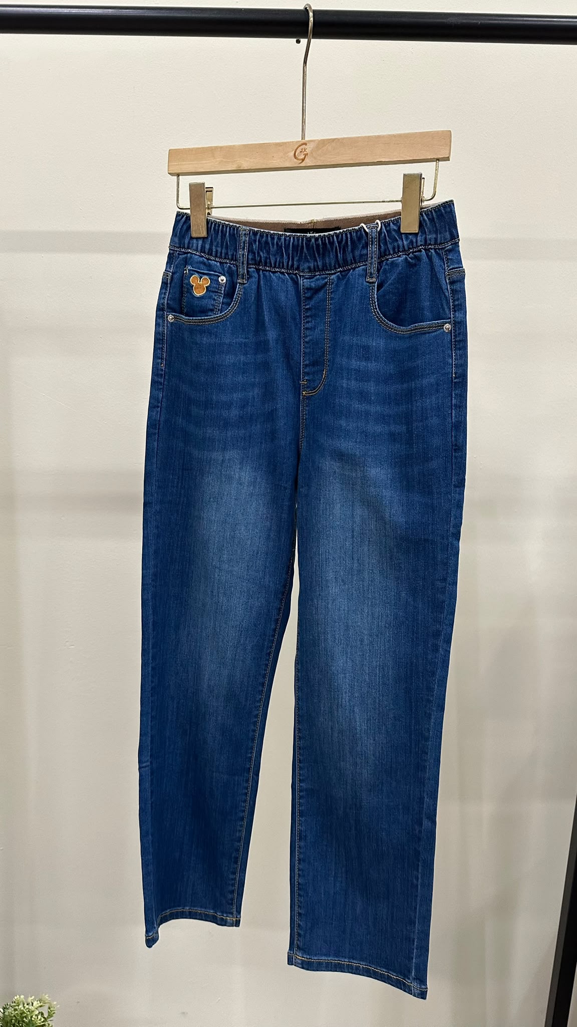 (D2473)Denim Pants