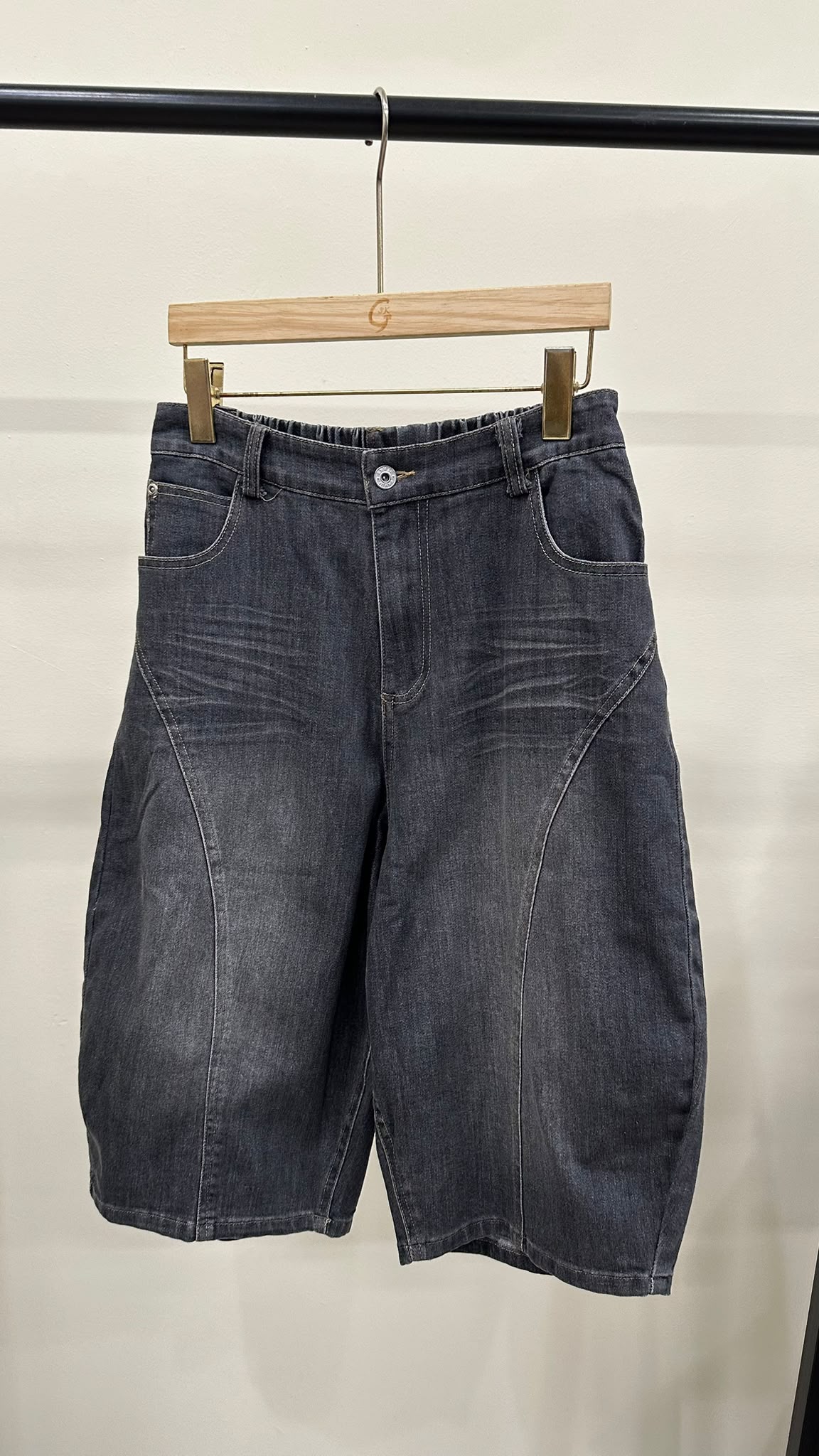 (D2474)Denim Pants