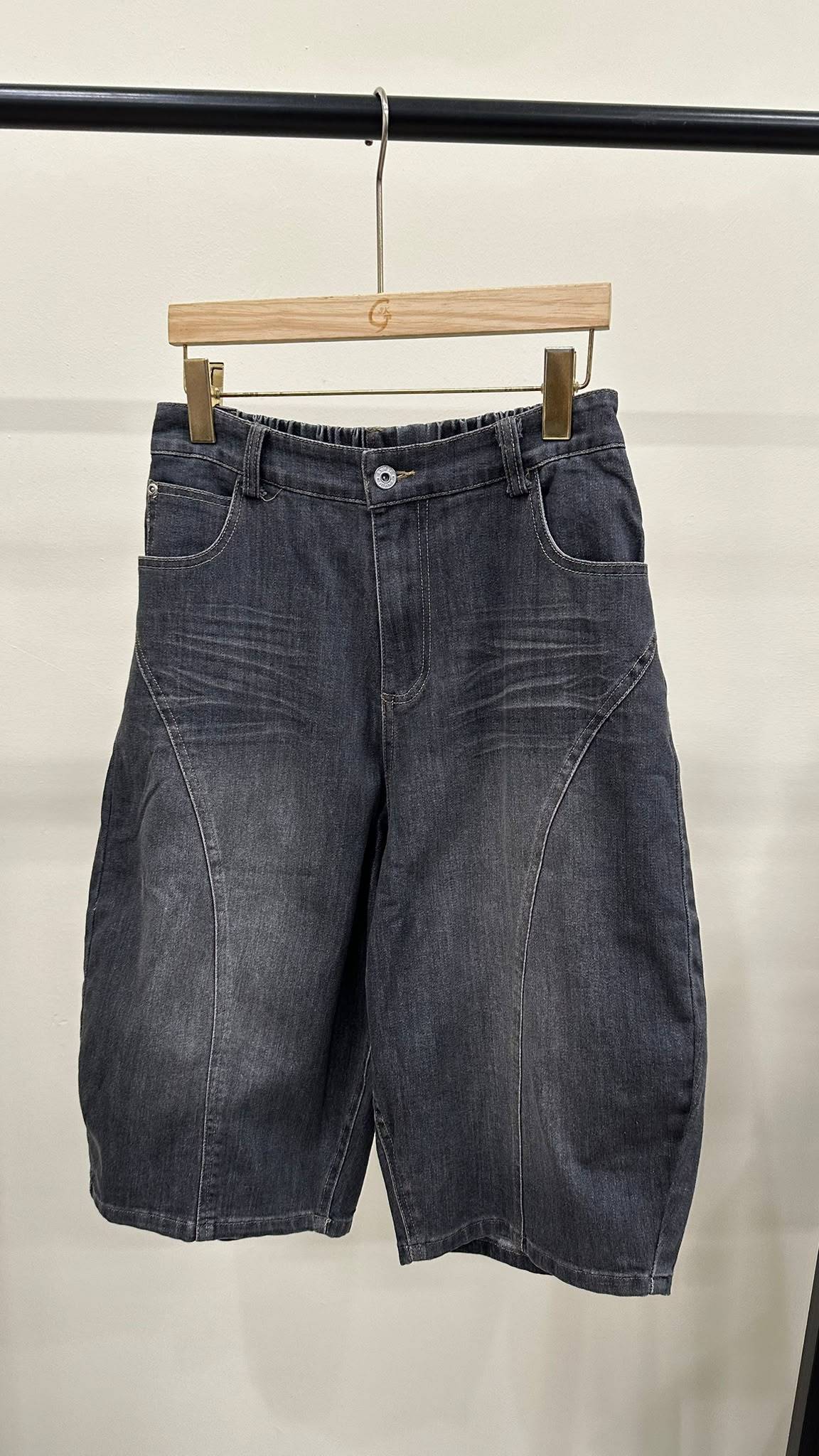 (D2474)Denim Pants