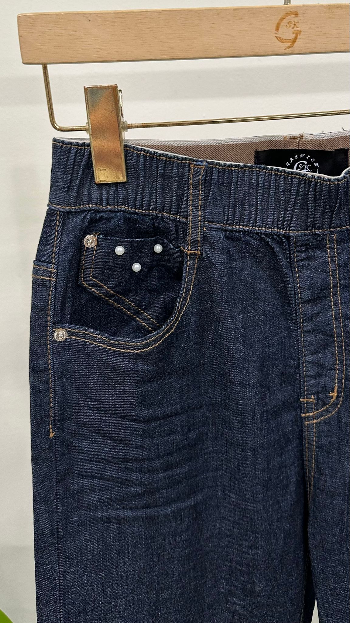 (D2481)Denim Pants