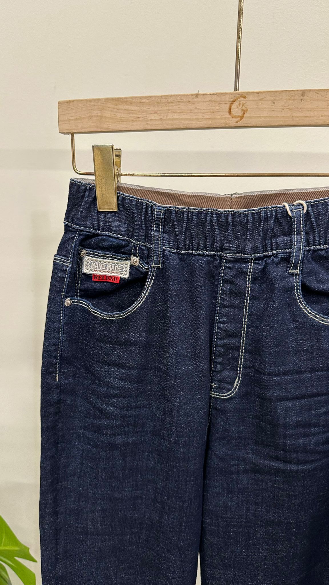 (D2482)Denim Pants