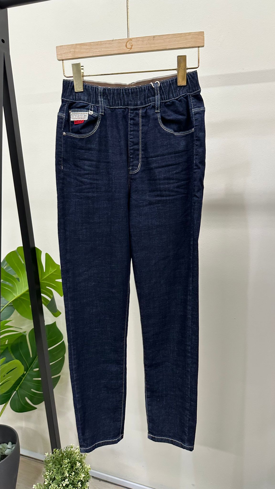 (D2482)Denim Pants