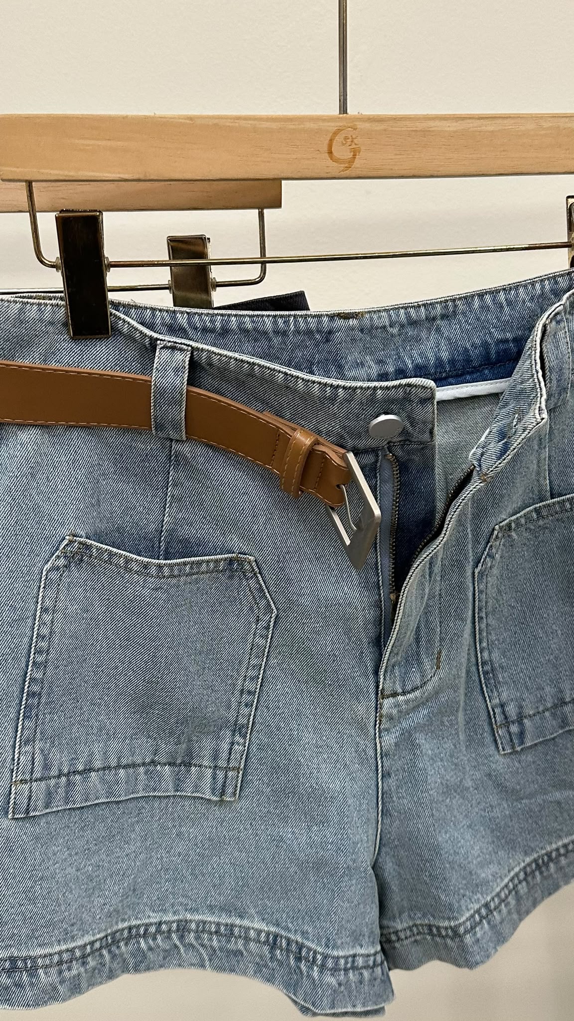 (D2489)Denim Shorts