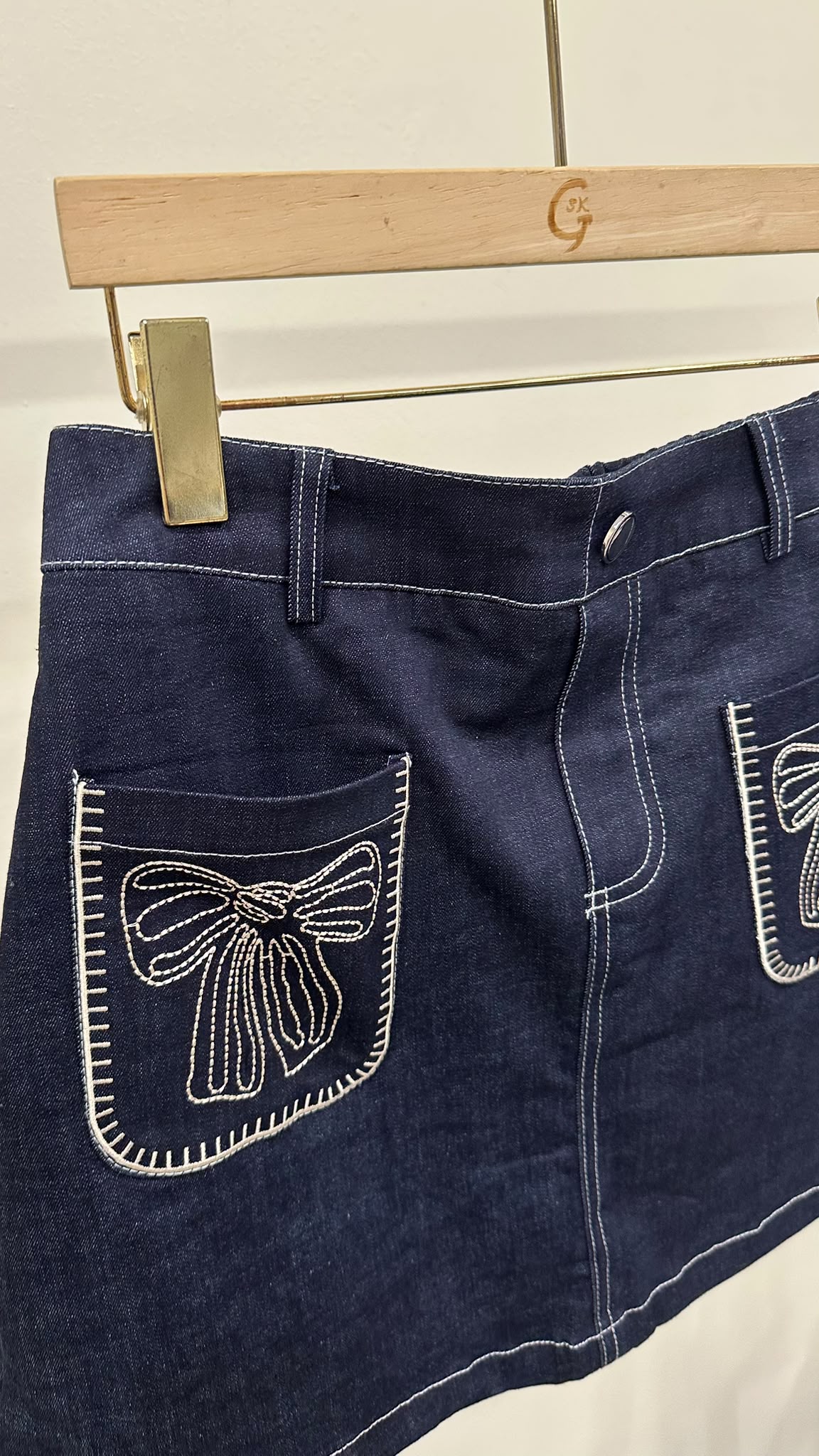 (D2503)Denim Skirt