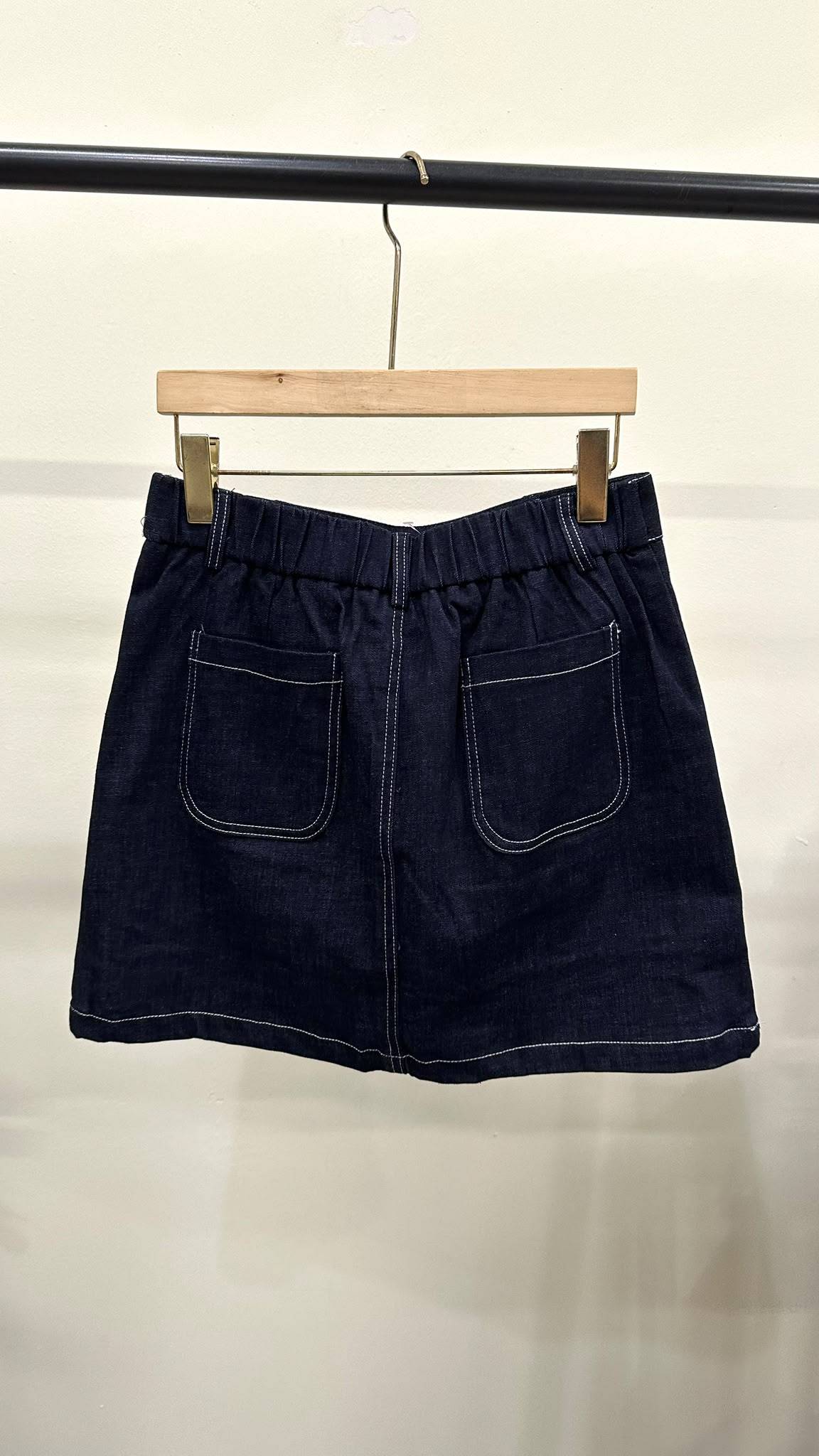 (D2503)Denim Skirt