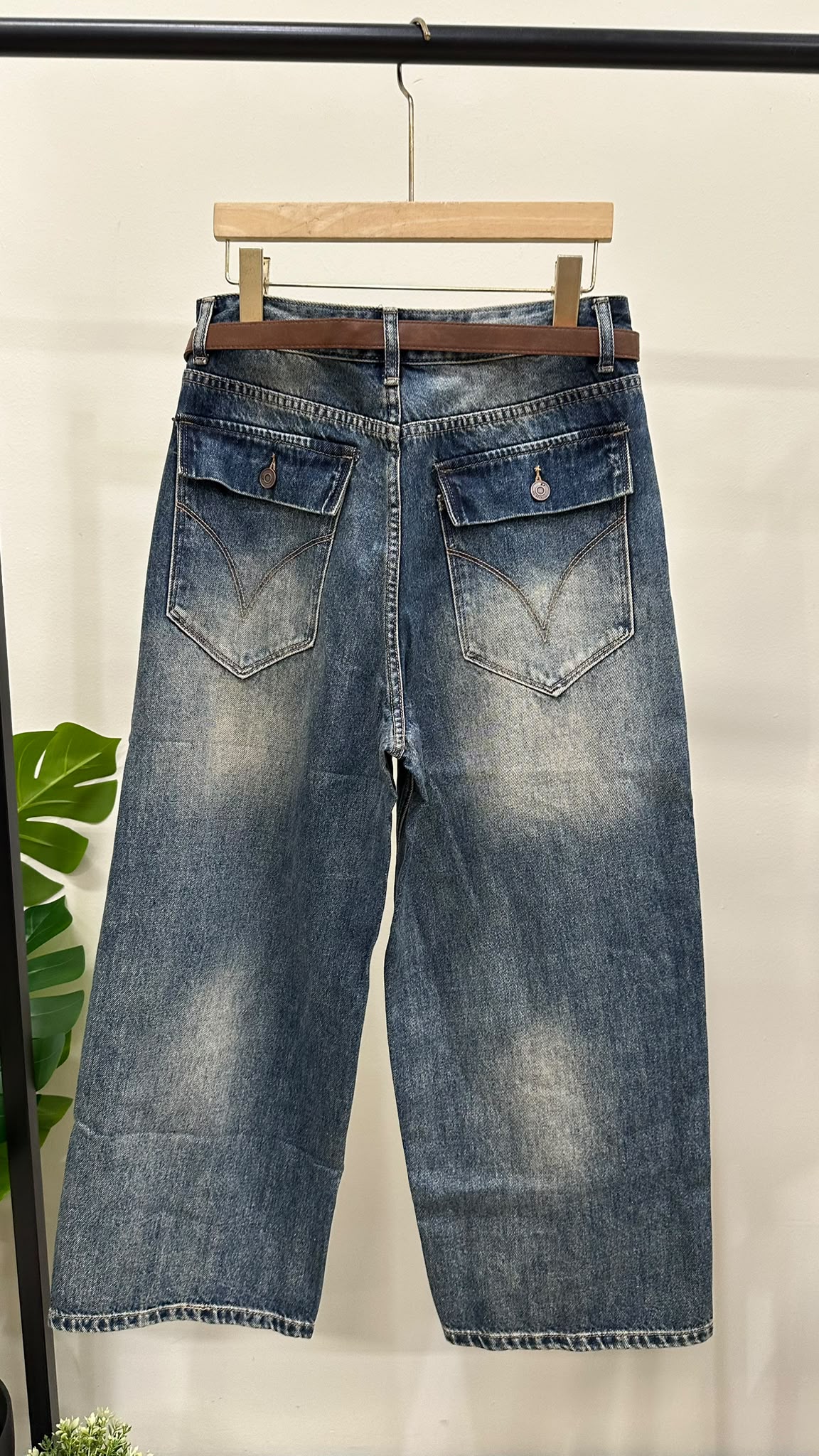 (D2512)Denim Pants