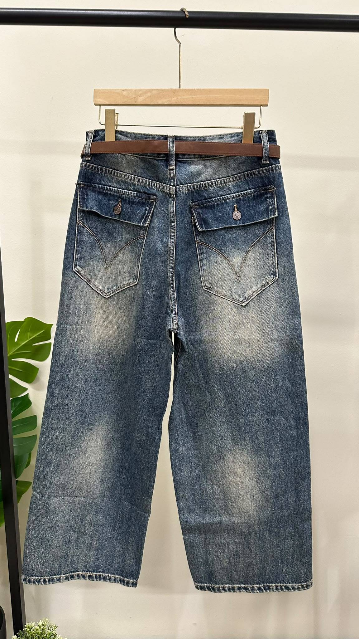 (D2512)Denim Pants