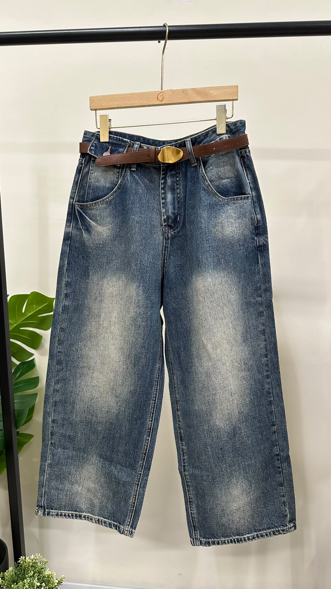 (D2512)Denim Pants