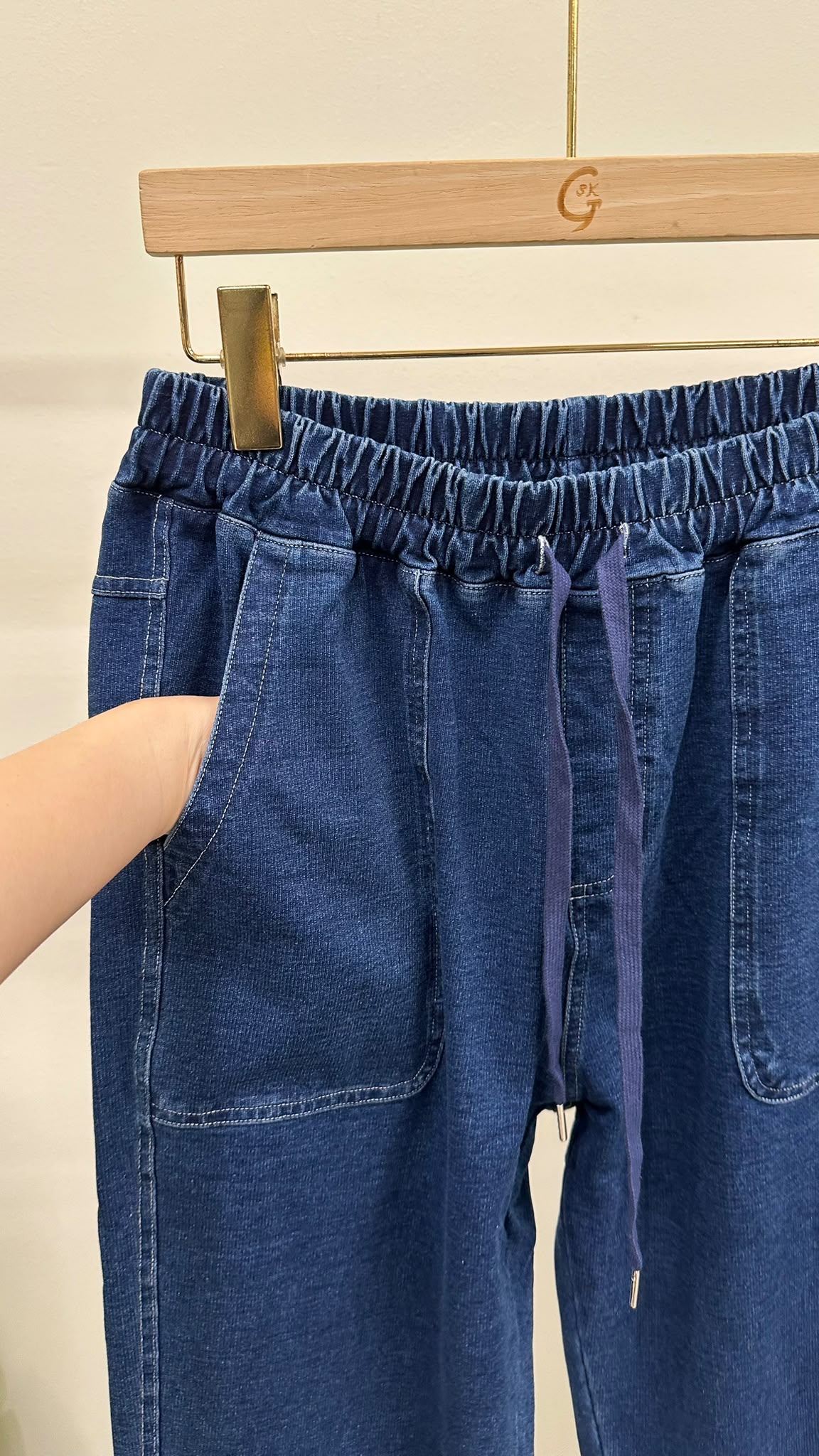 (D2515)Denim Pants