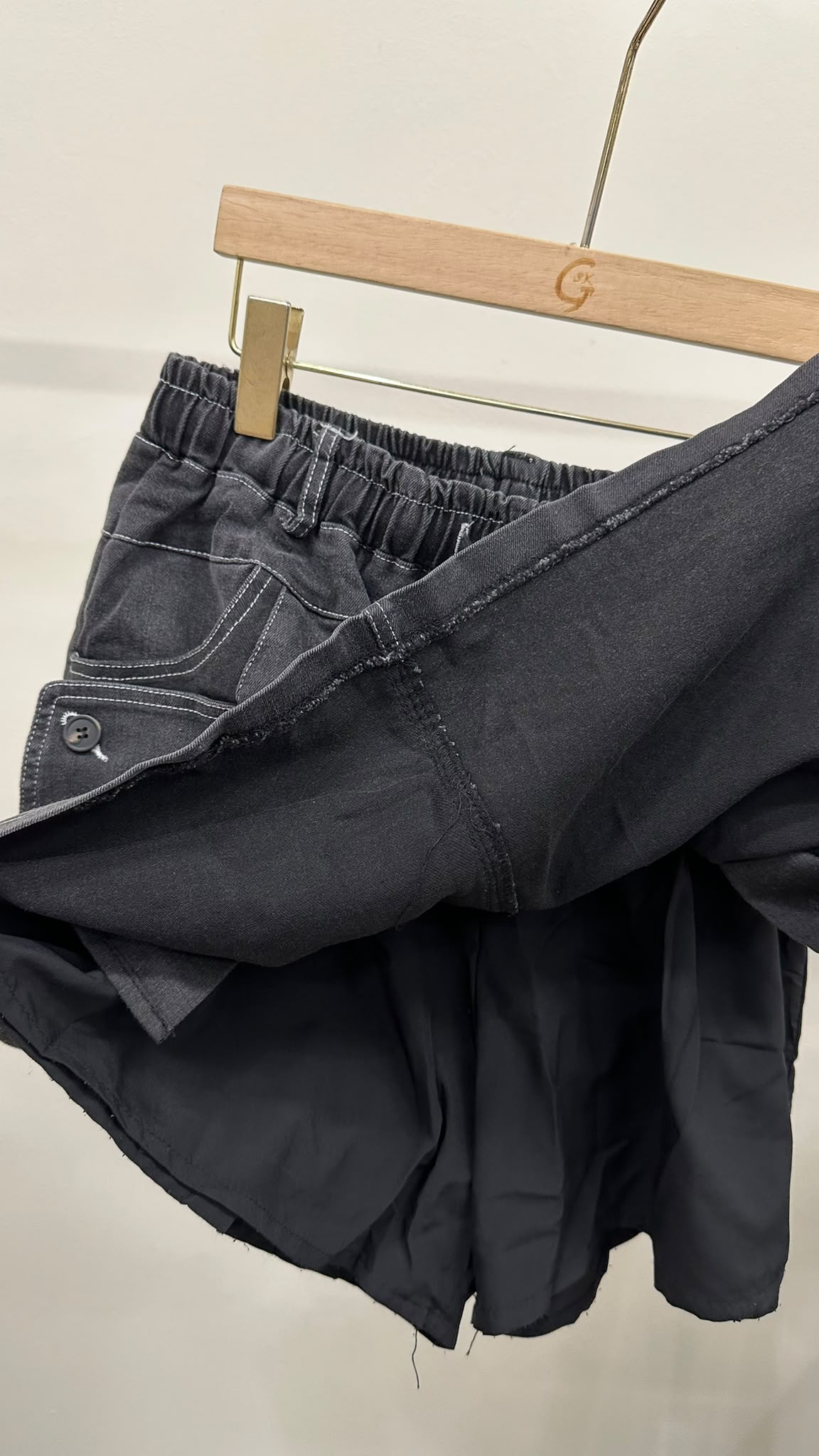 (D2516)Denim Skirt