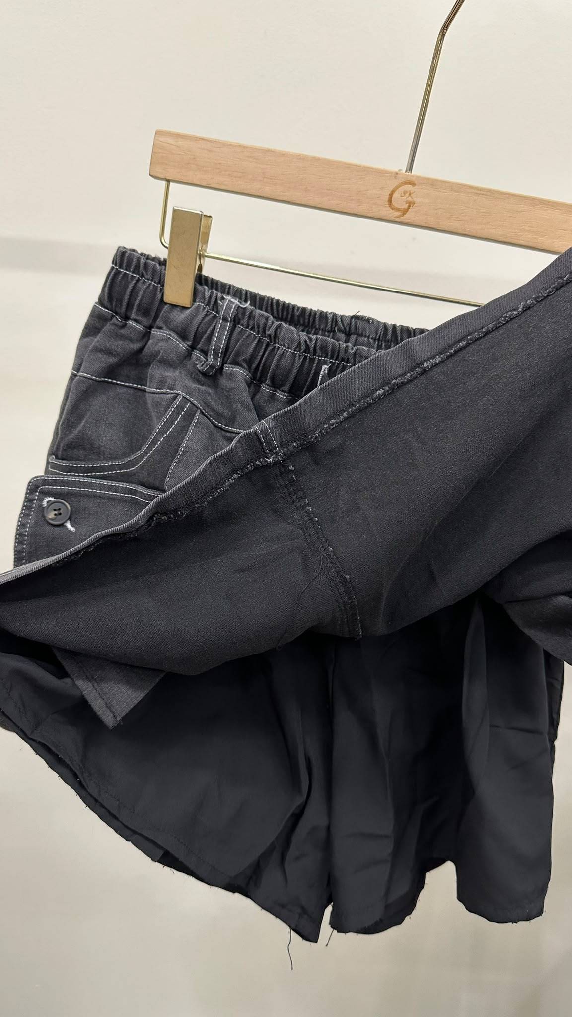 (D2516)Denim Skirt
