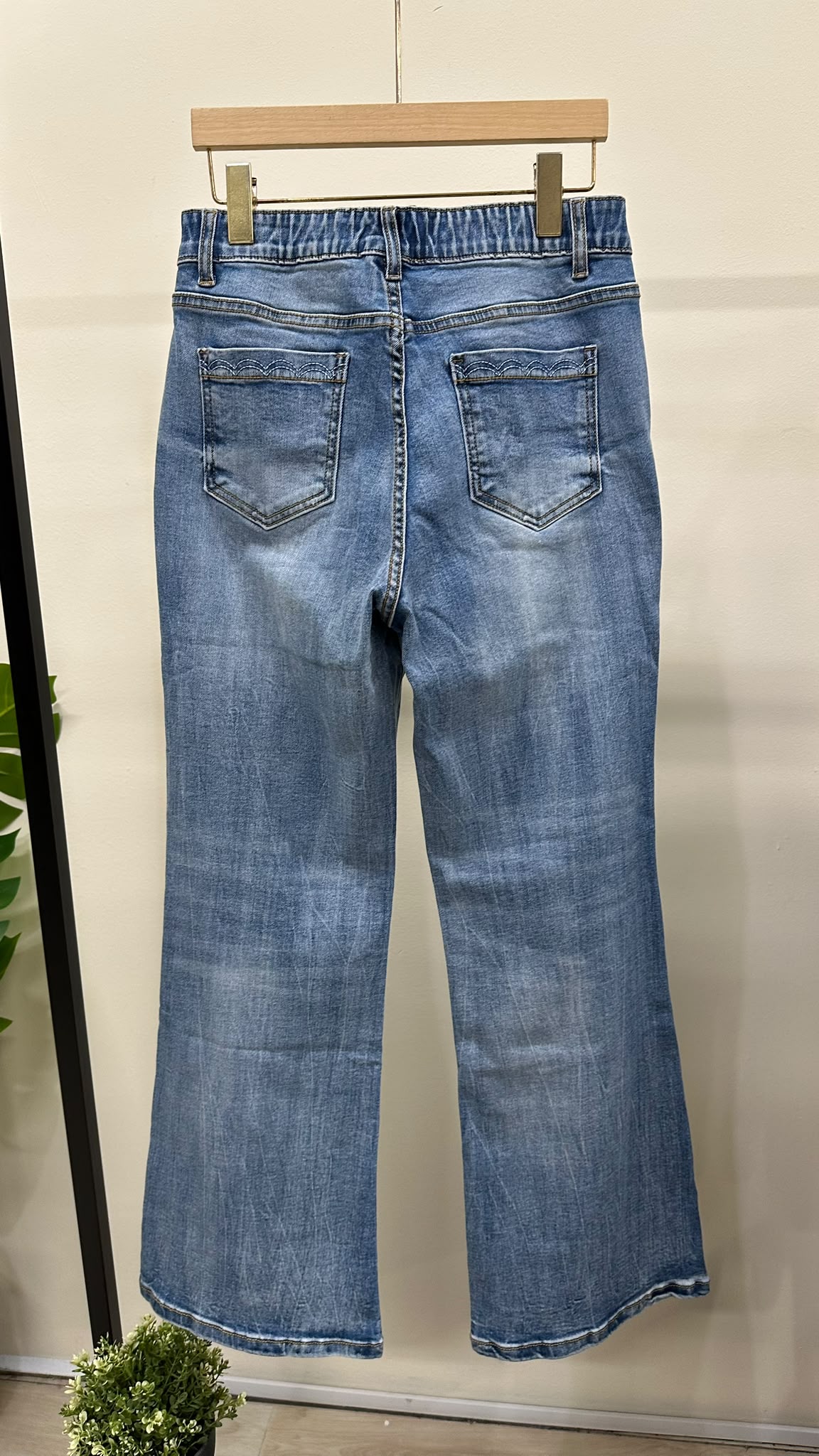 (D2519)Denim Pants