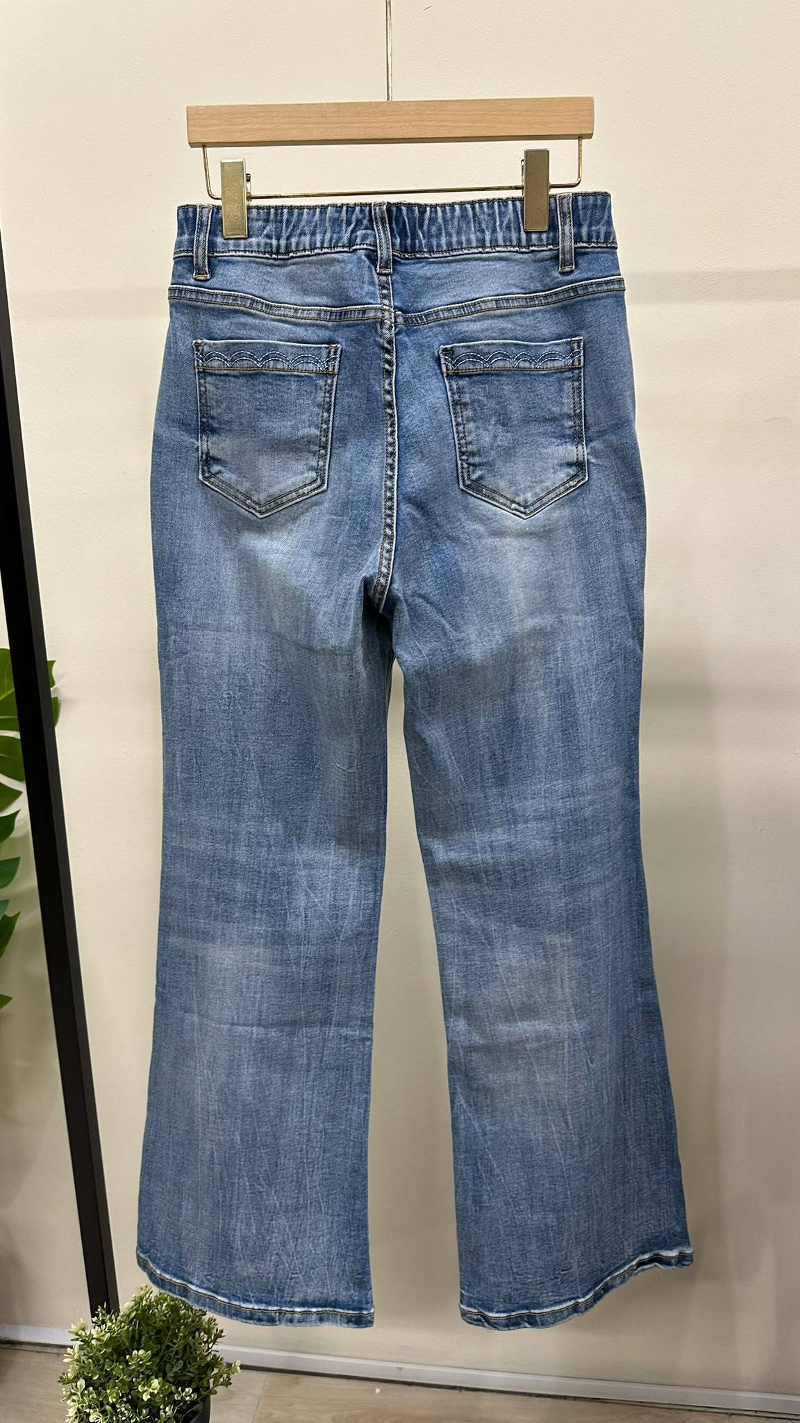 (D2519)Denim Pants