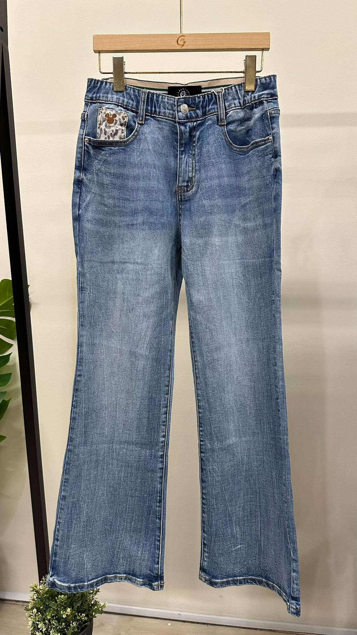 (D2519)Denim Pants