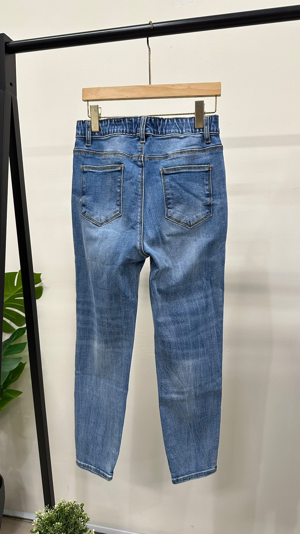 (D2520)Denim Pants