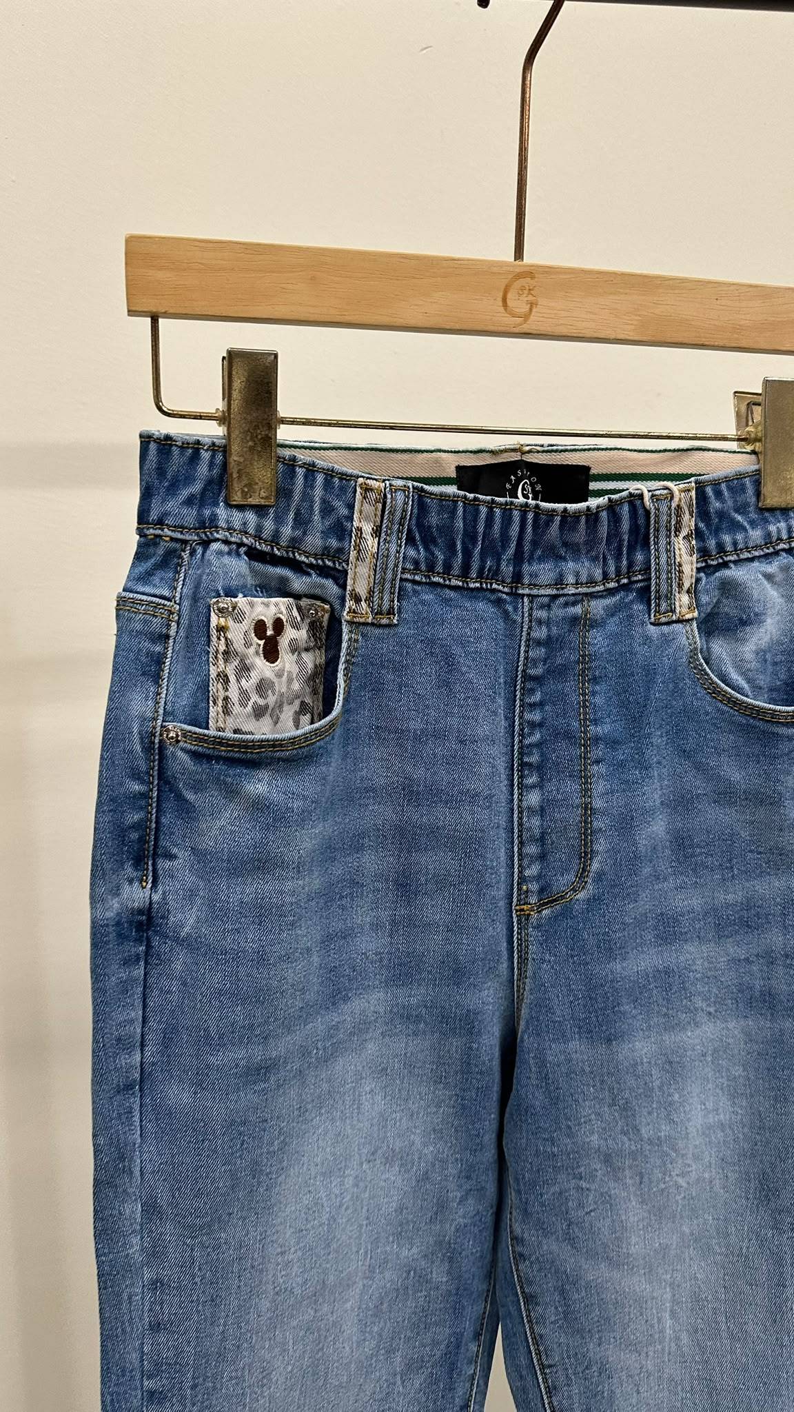 (D2520)Denim Pants