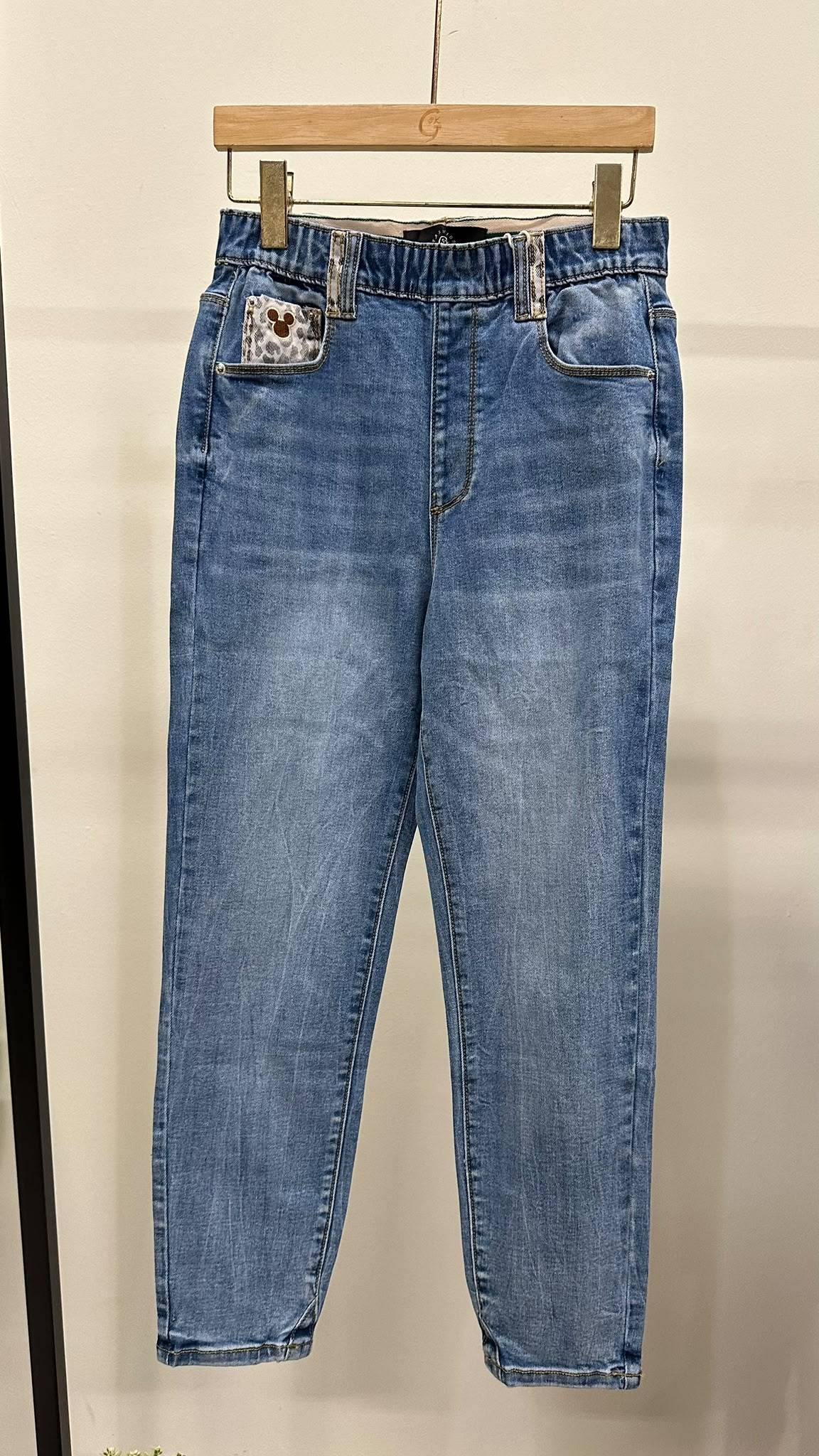 (D2520)Denim Pants