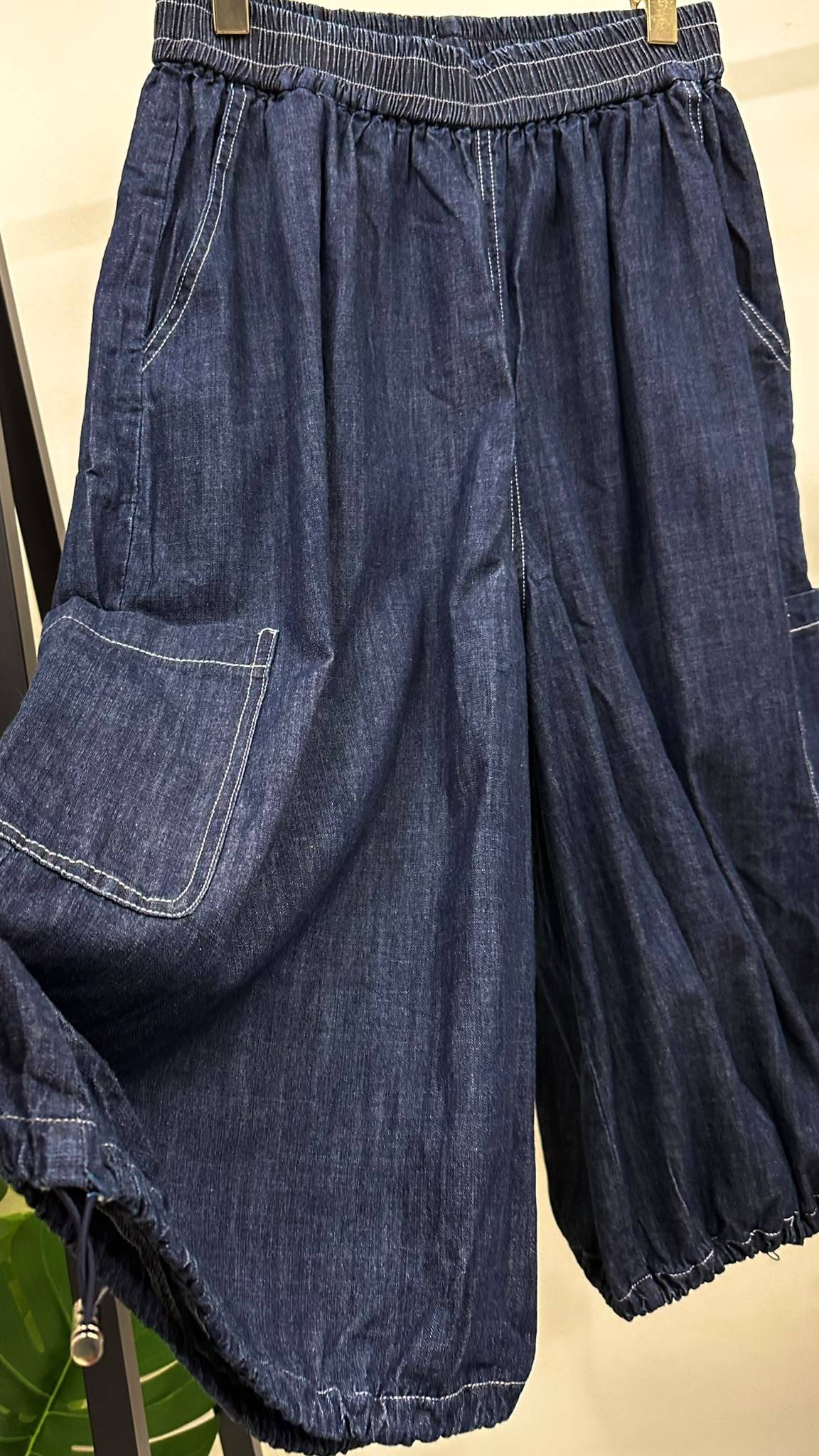 (D2538)Denim Pants