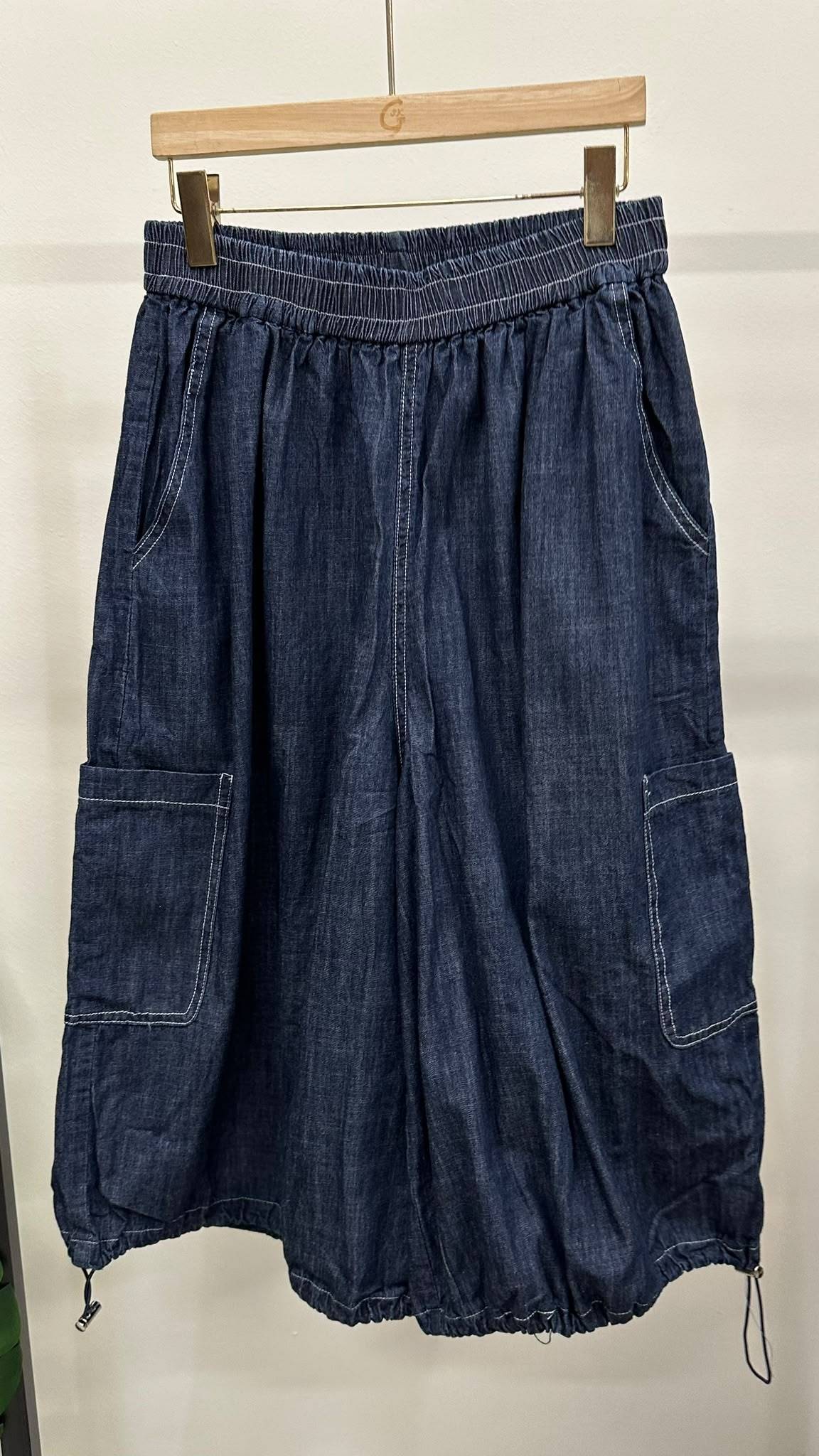 (D2538)Denim Pants