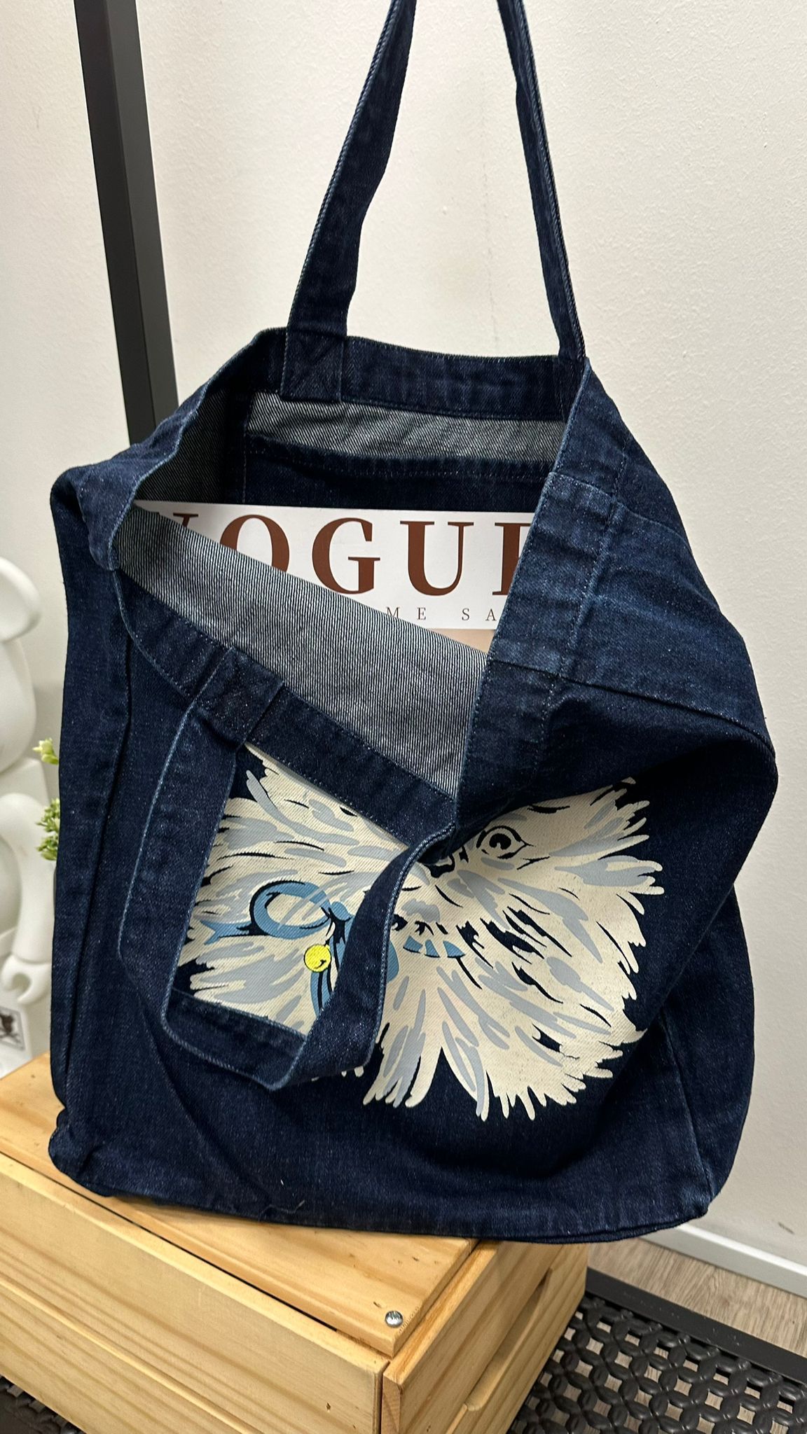 (D308)Denim Bag