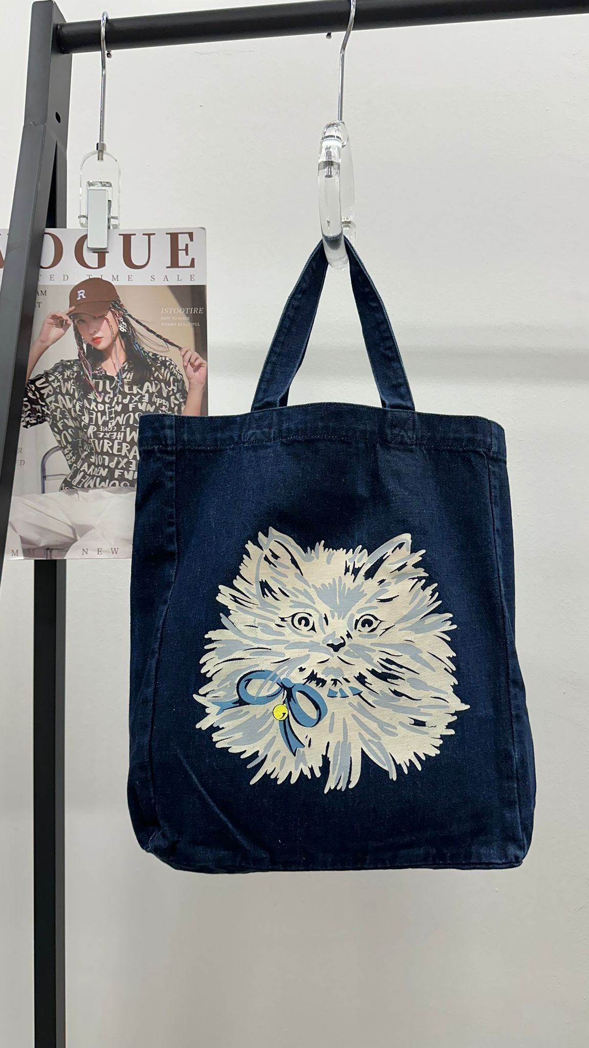 (D308)Denim Bag