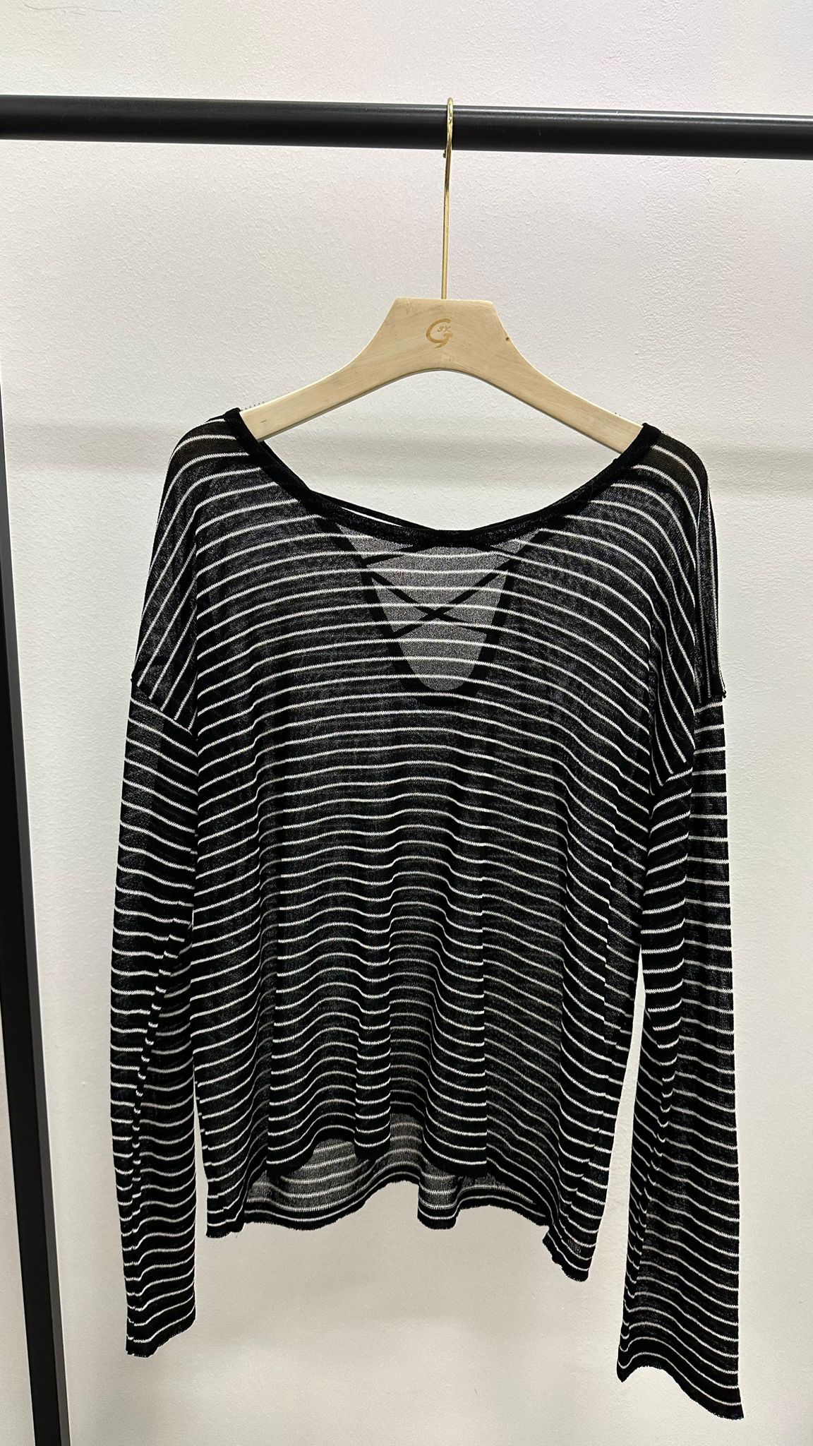 (D3245)Striped Top