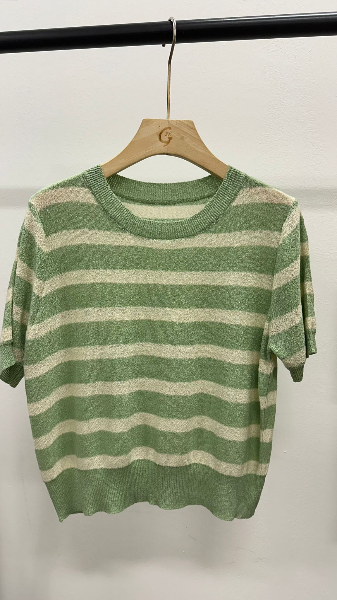 (D3246)Striped Top