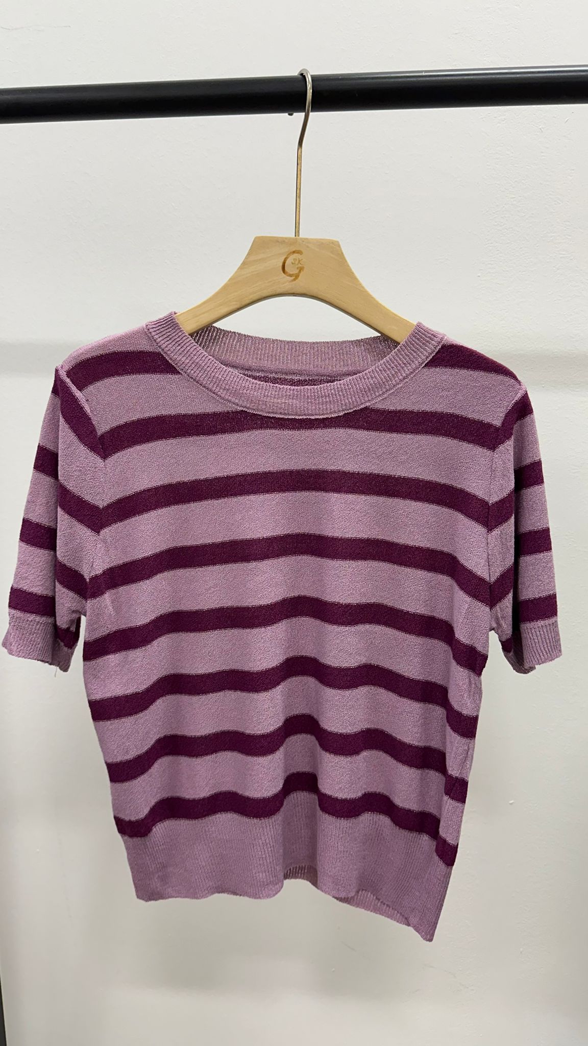 (D3246)Striped Top