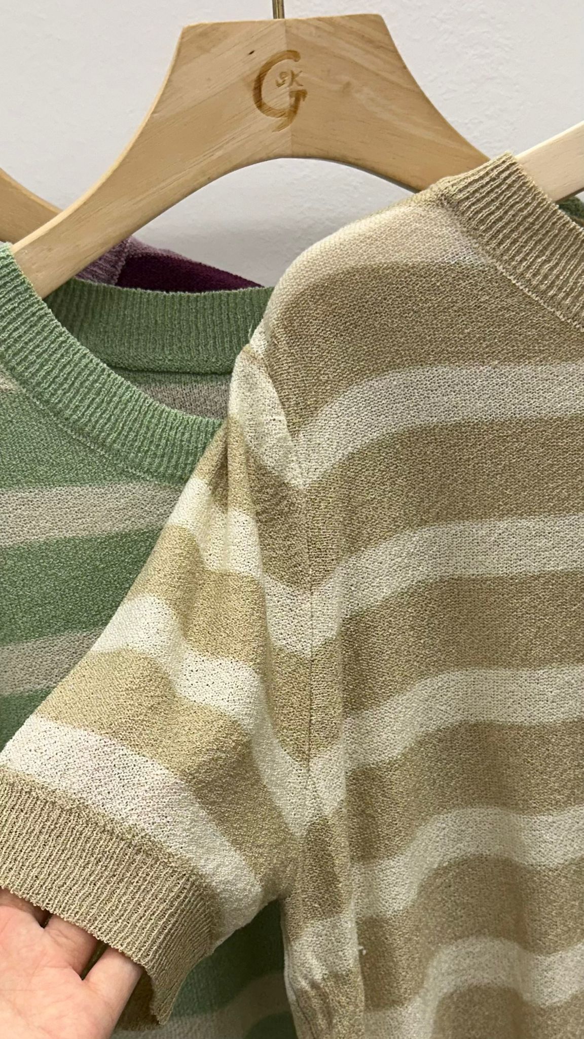 (D3246)Striped Top