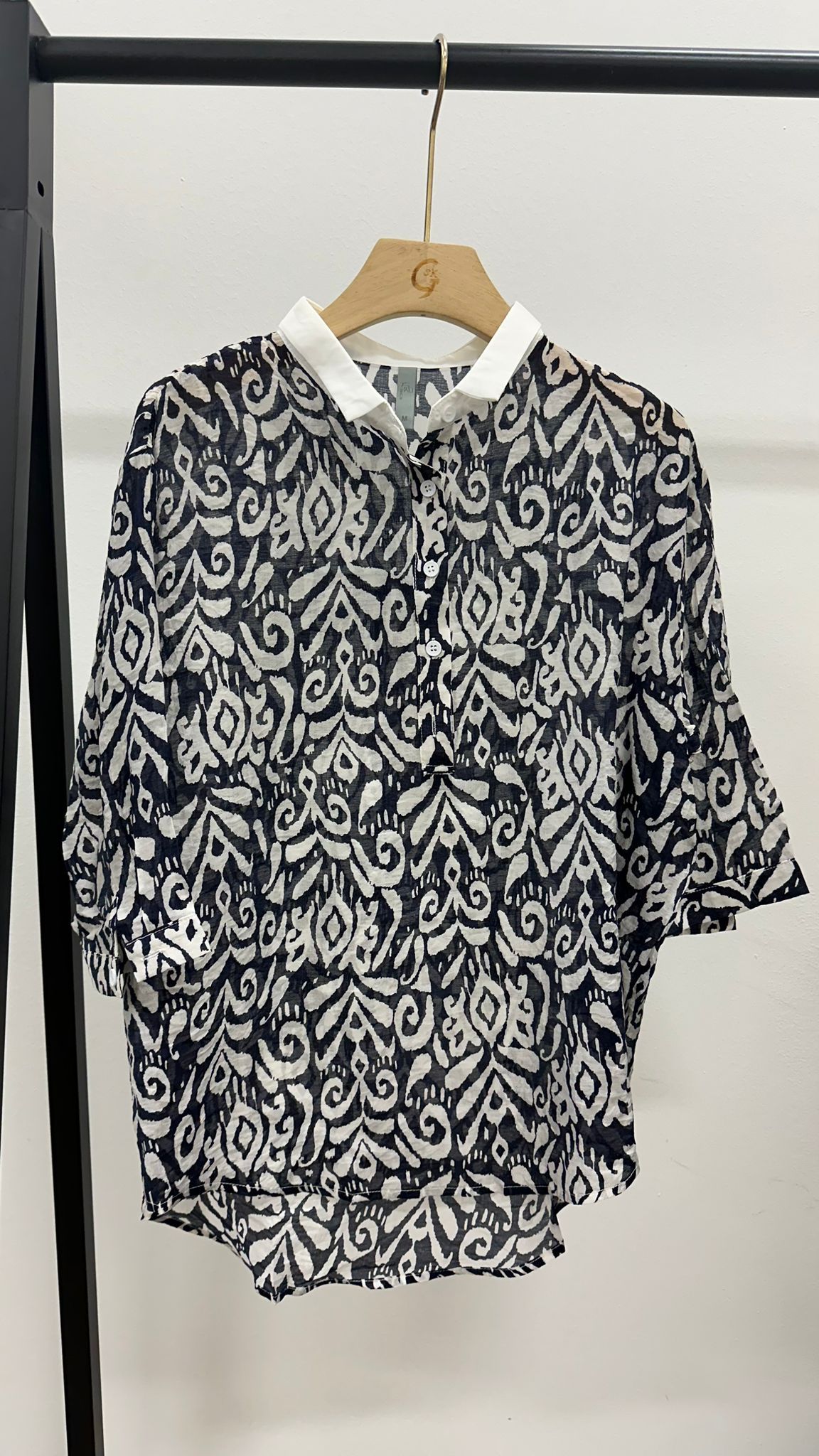 (D3320)Pattern Top