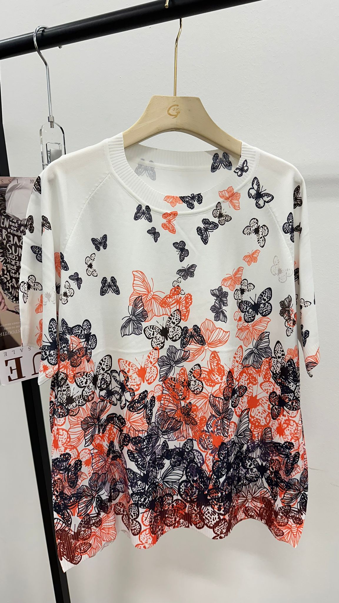 (D3347)Butterfly Top