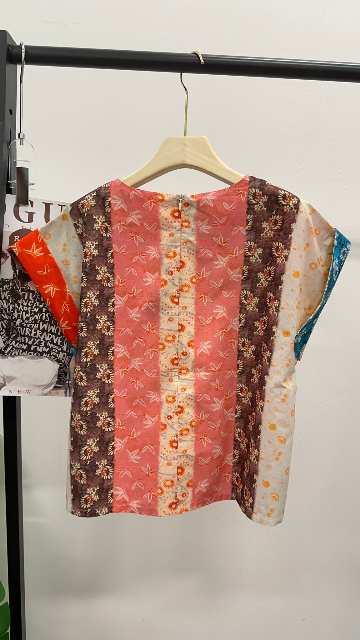 (D3537)Pattern Top