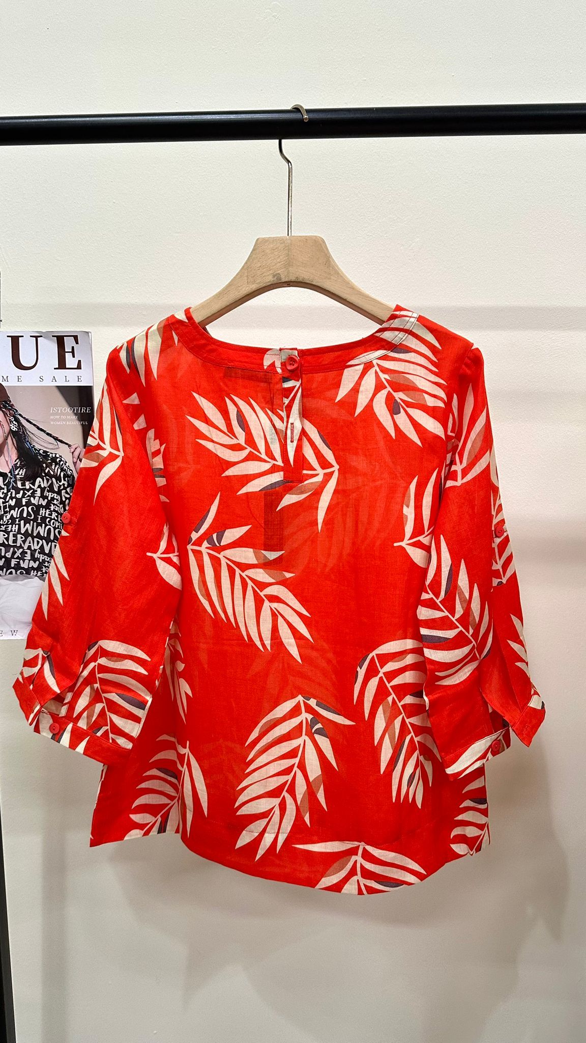 (D3625)Linen Top