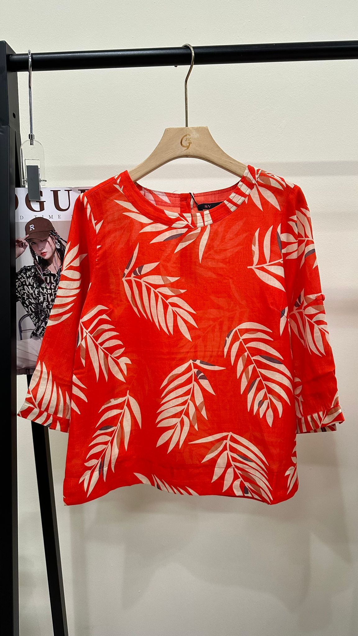 (D3625)Linen Top