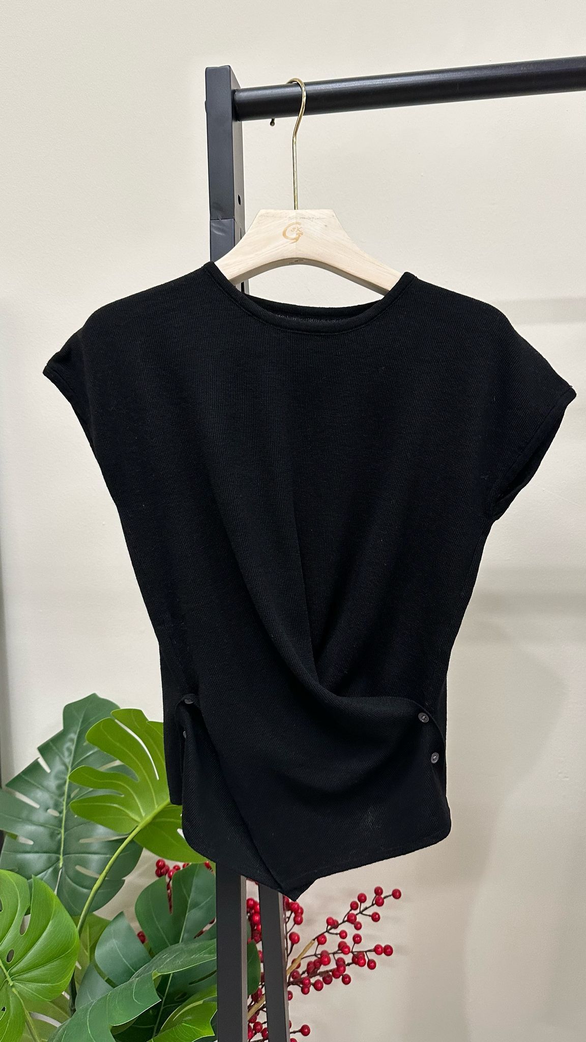 (D3727)Knitted Top