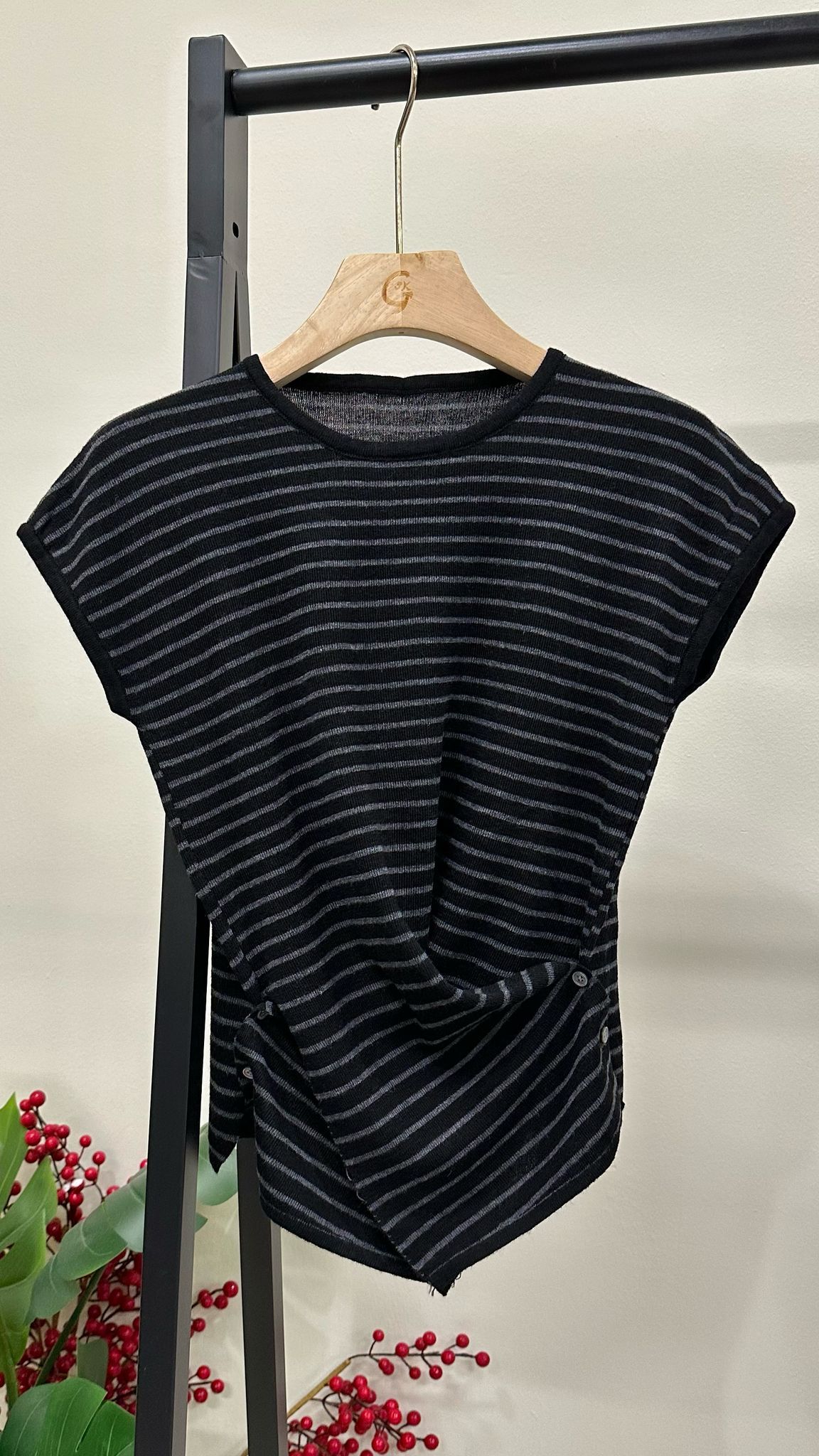 (D3727)Knitted Top