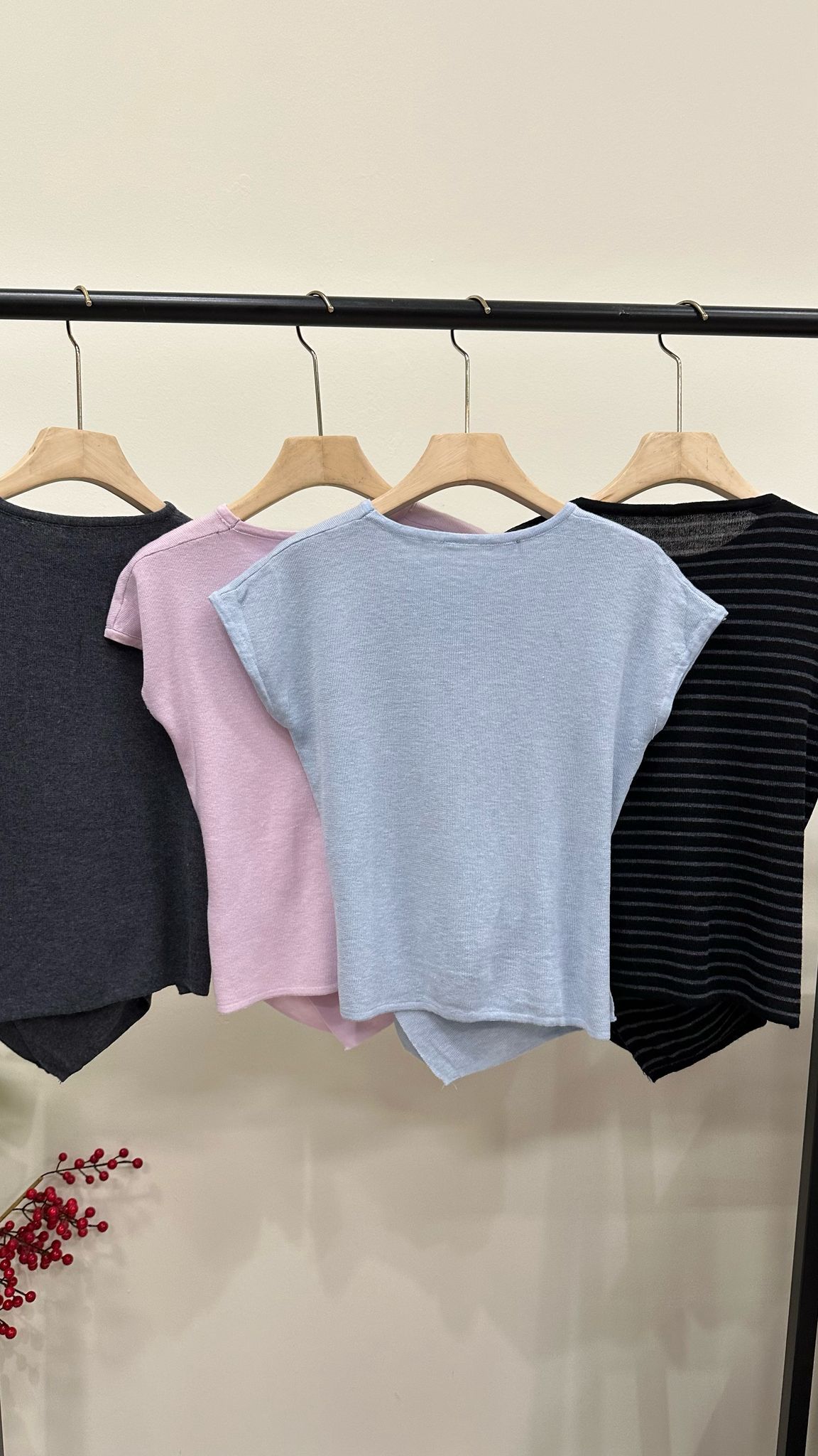 (D3727)Knitted Top