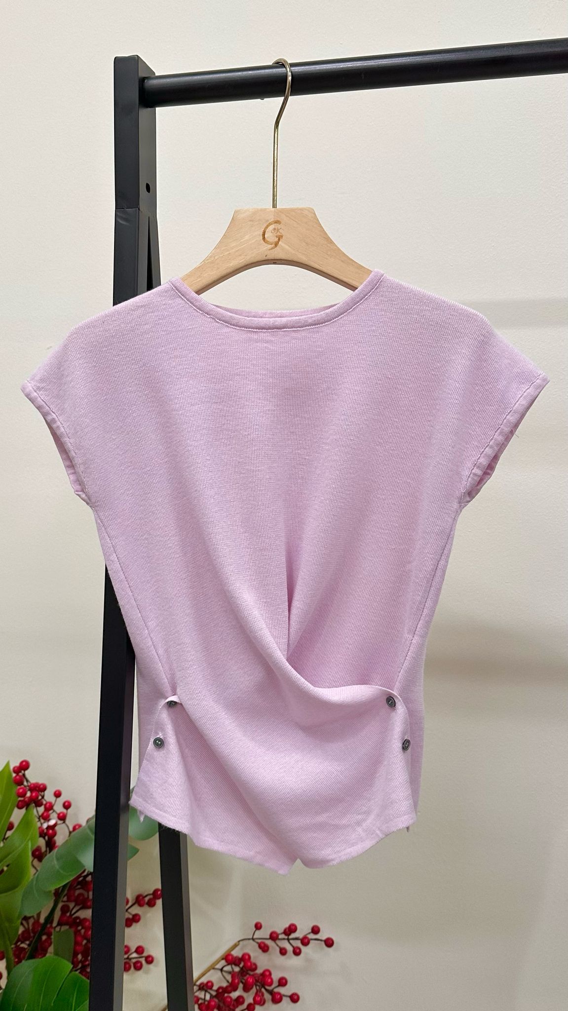 (D3727)Knitted Top