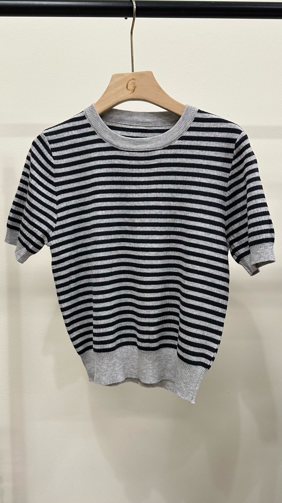 (D3743)Striped Top