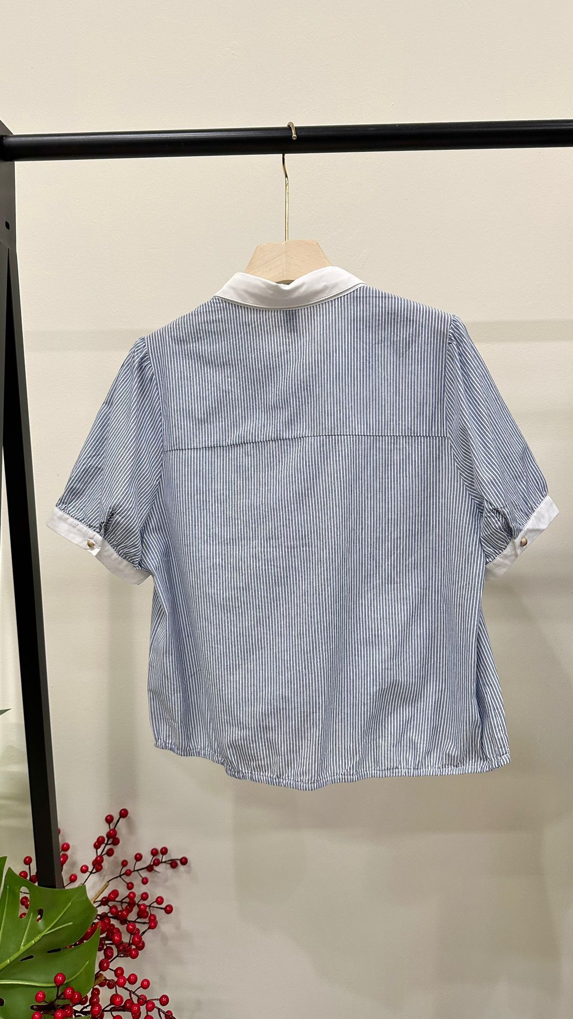 (D3818)Striped Top