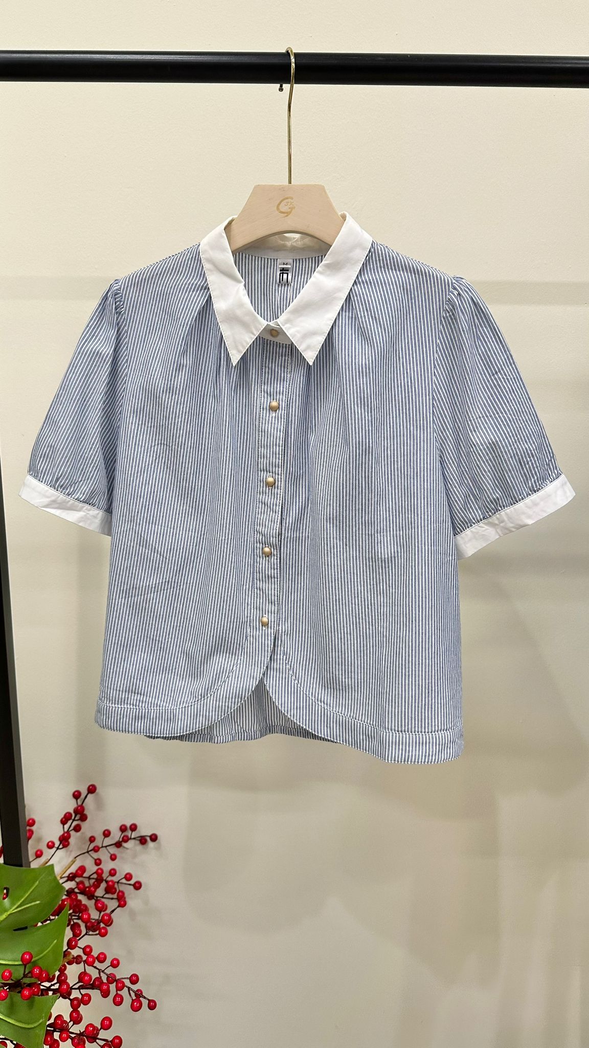 (D3818)Striped Top