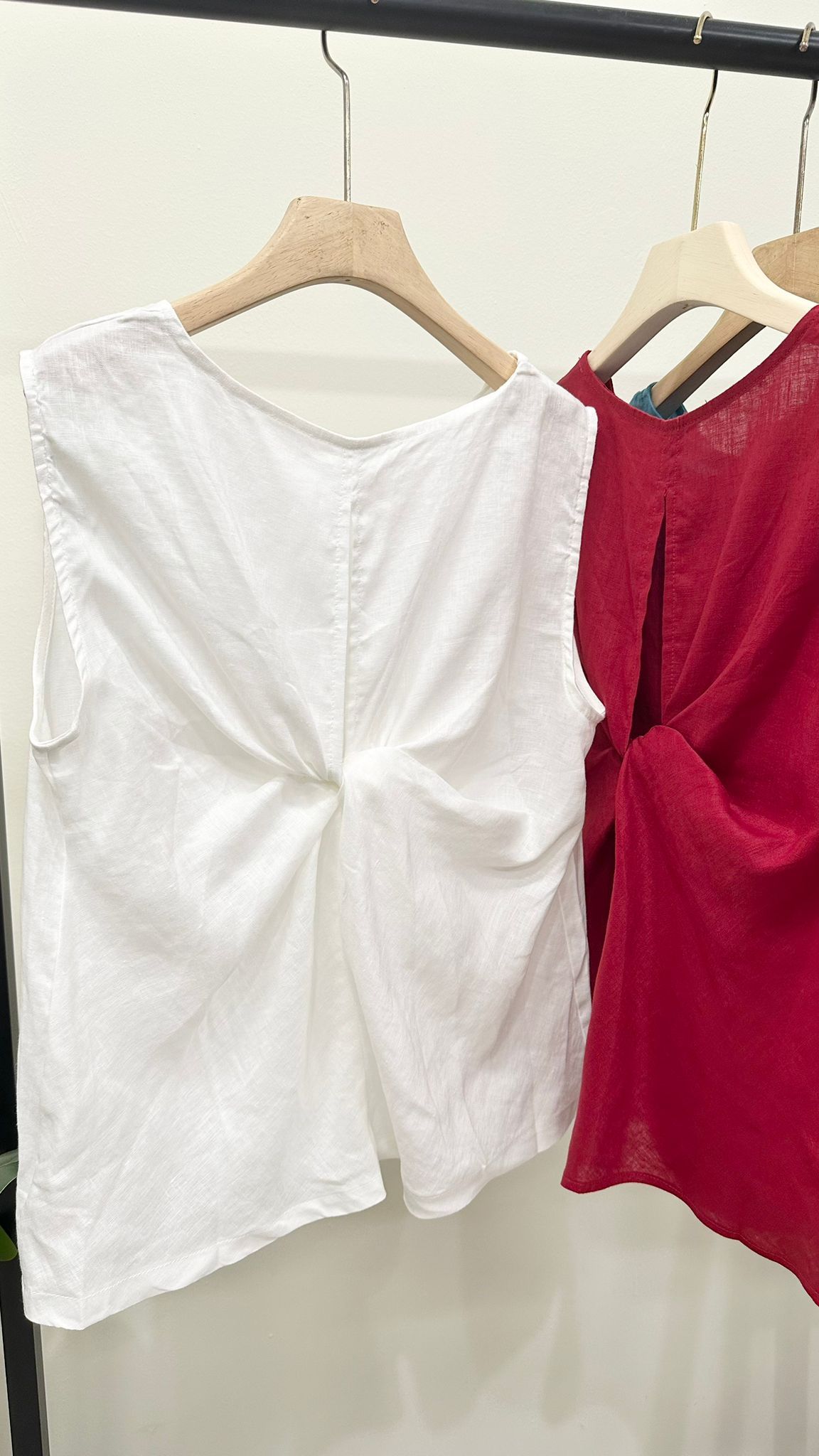 (D3876)Linen Top