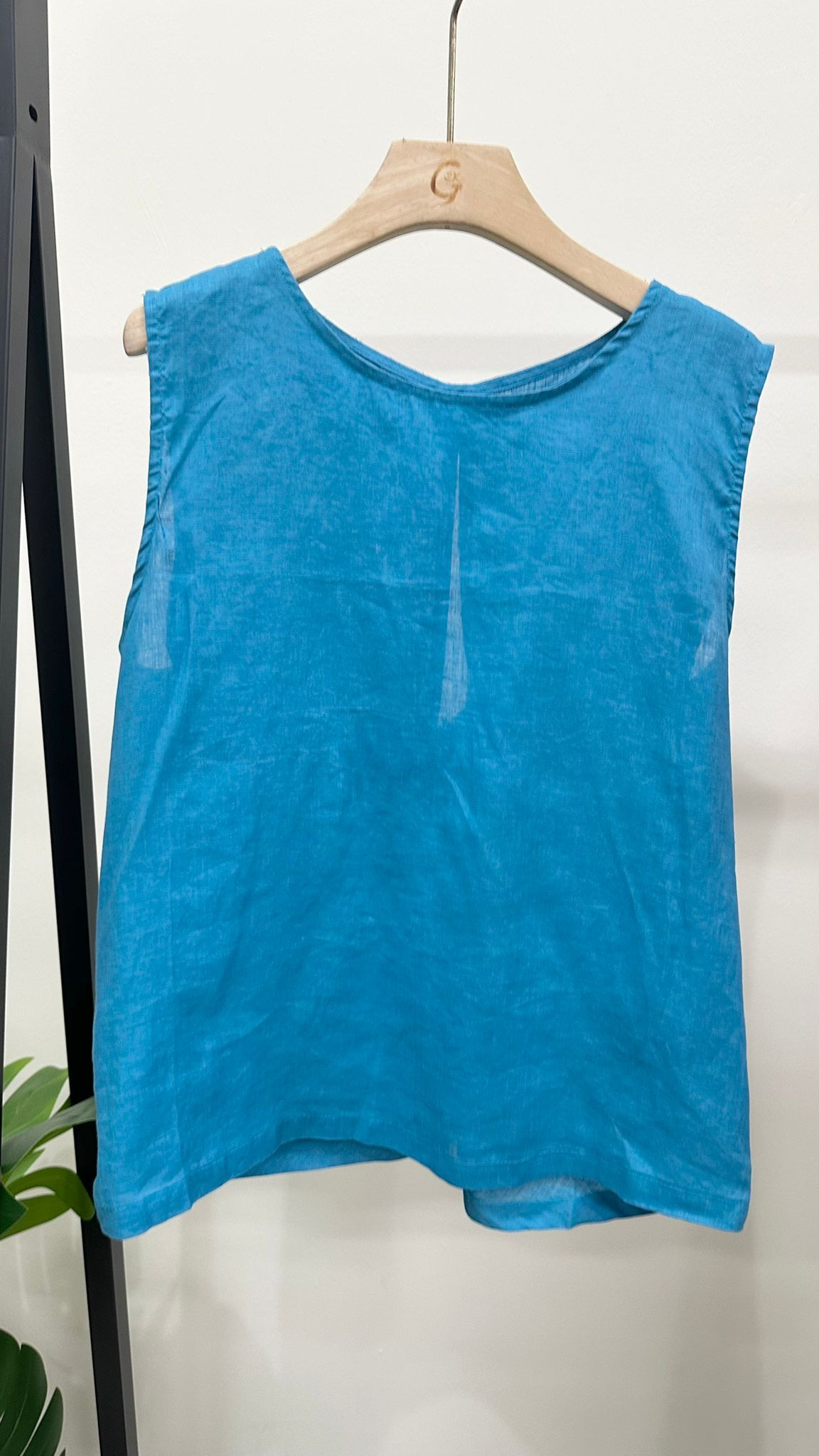 (D3876)Linen Top