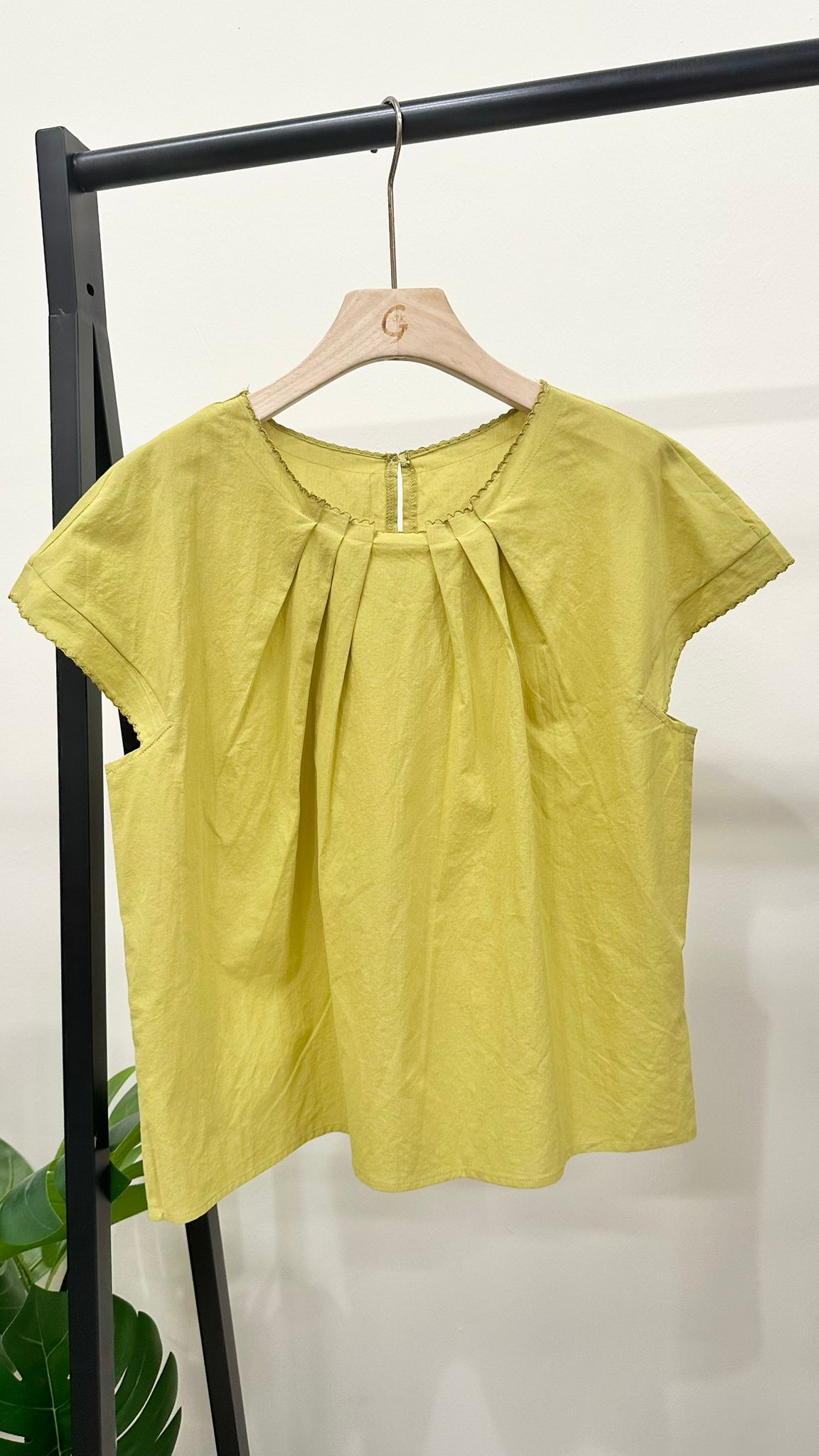 (D3882)Linen Top