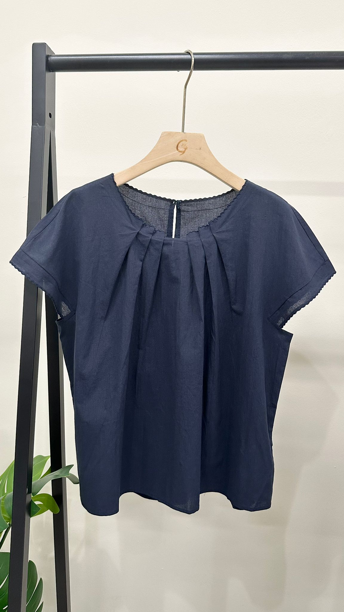 (D3882)Linen Top
