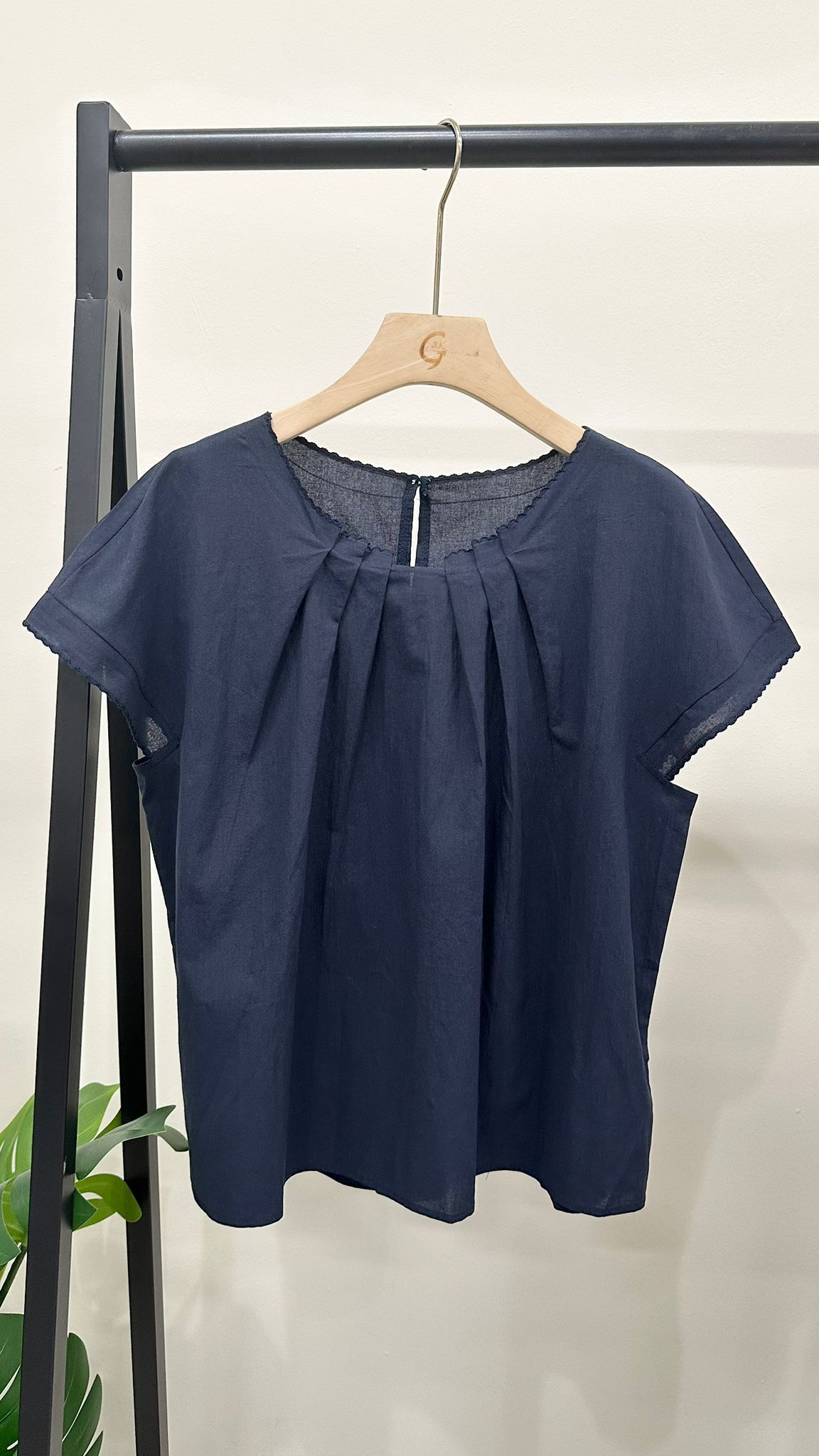 (D3882)Linen Top