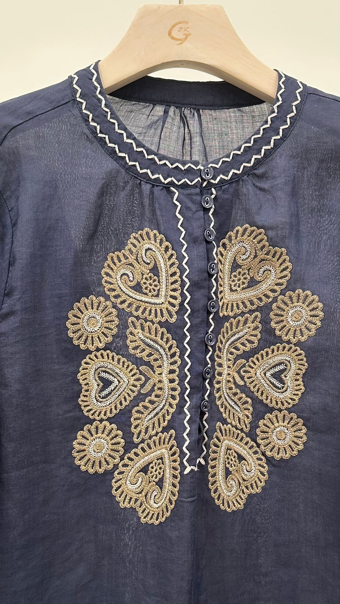 (D3894)Linen Top